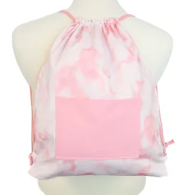 Drawstring Backpack Sewing Kit  - Pink Tie Dye