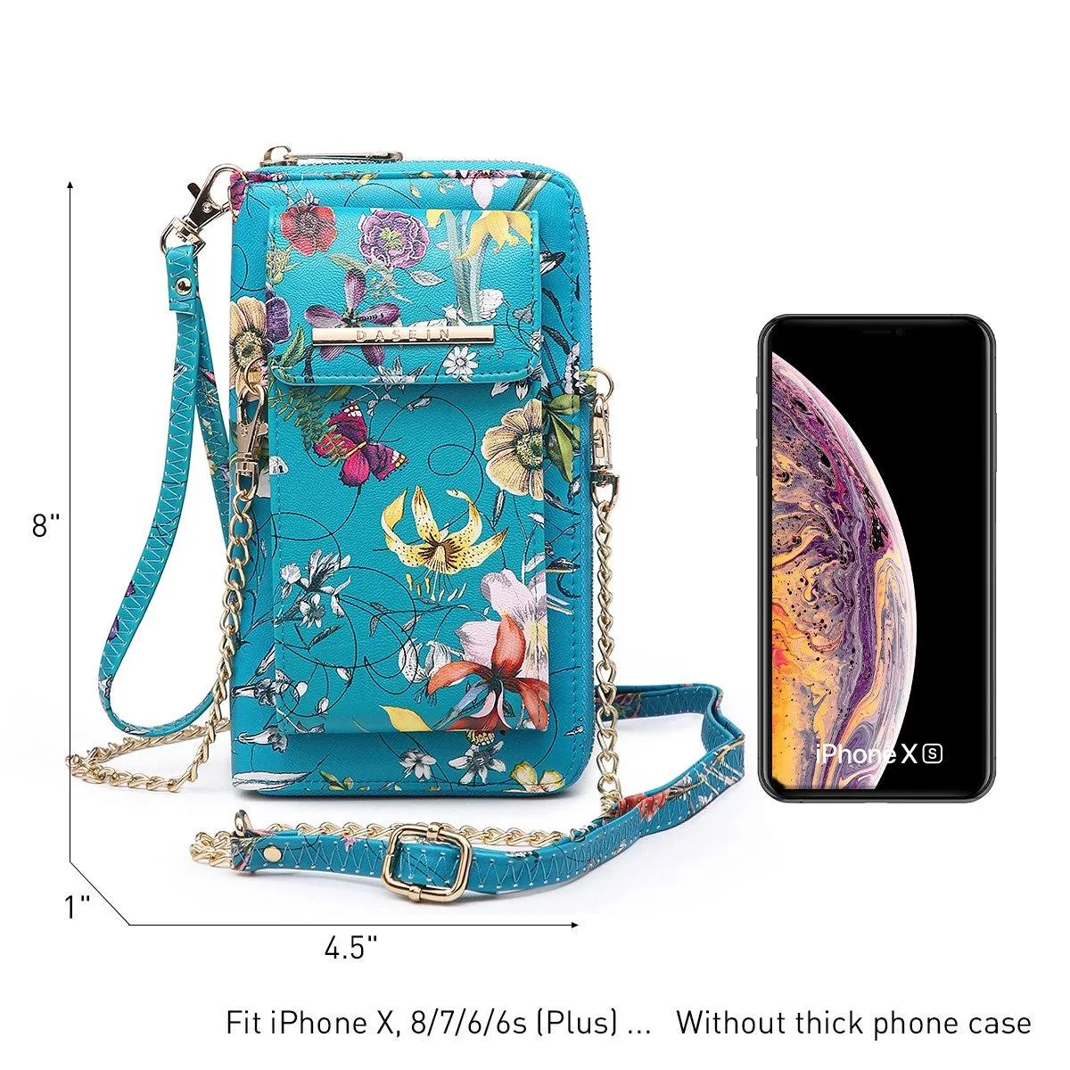 Fashion Small Size Cellphone Wristlet Crossbody Bag