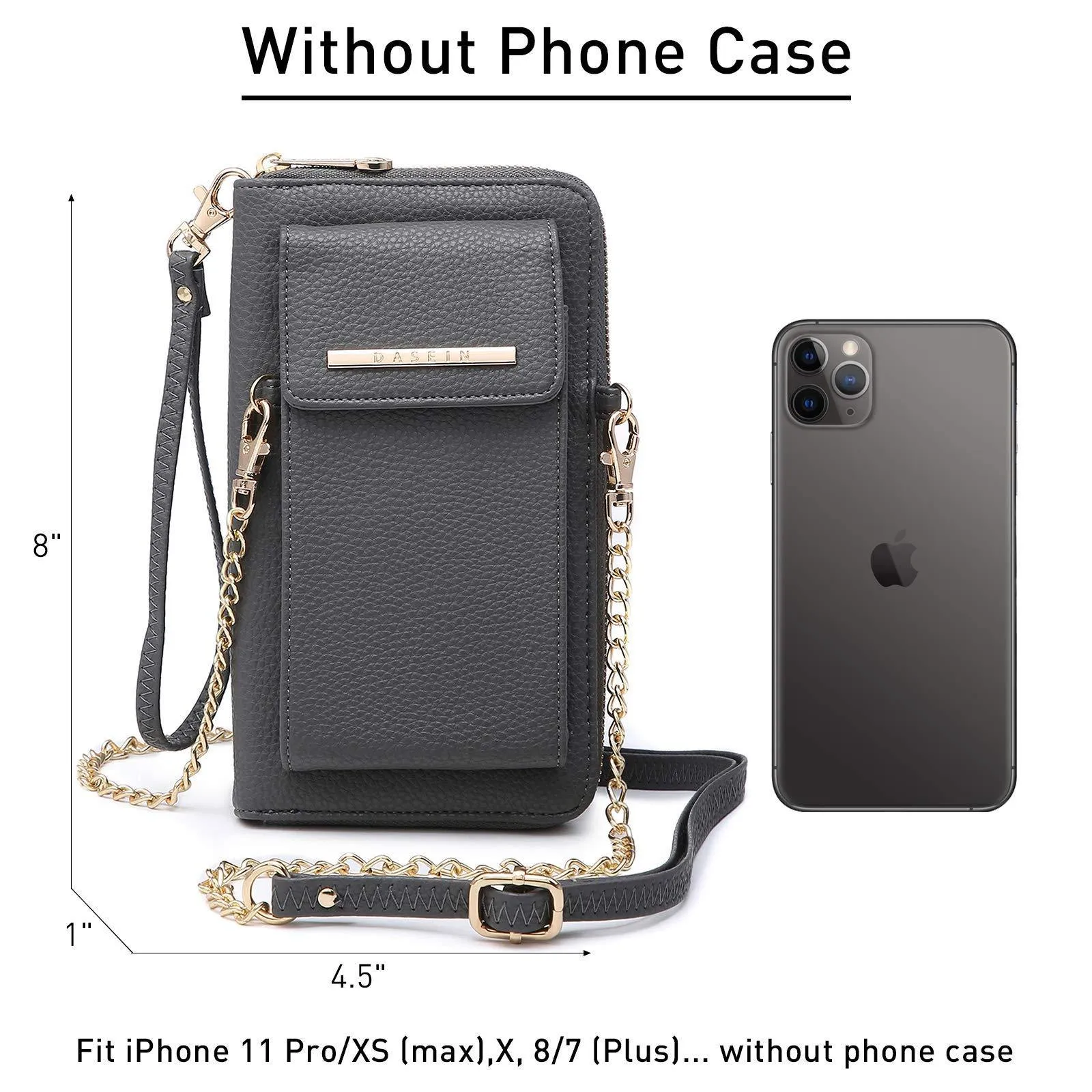 Fashion Small Size Cellphone Wristlet Crossbody Bag