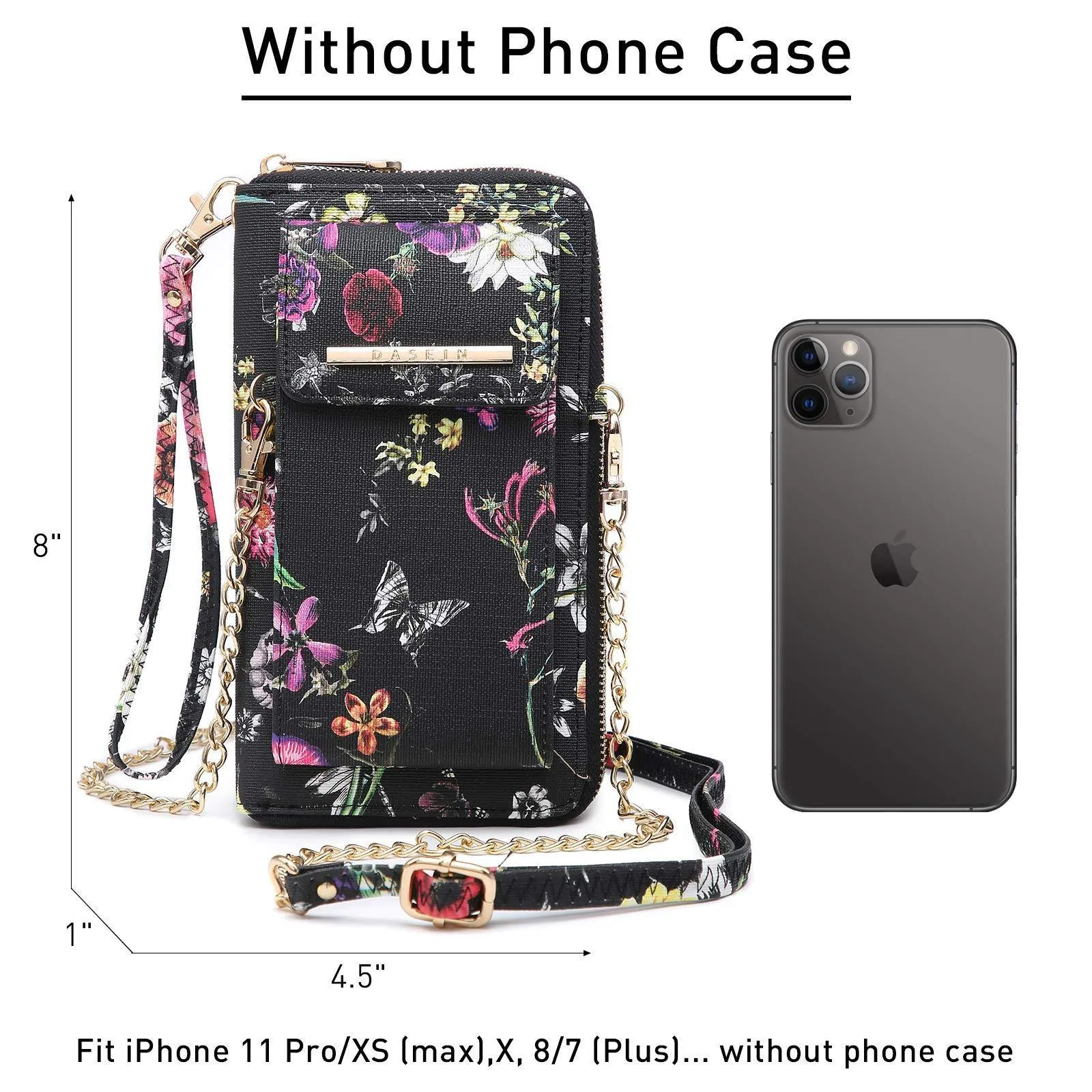 Fashion Small Size Cellphone Wristlet Crossbody Bag