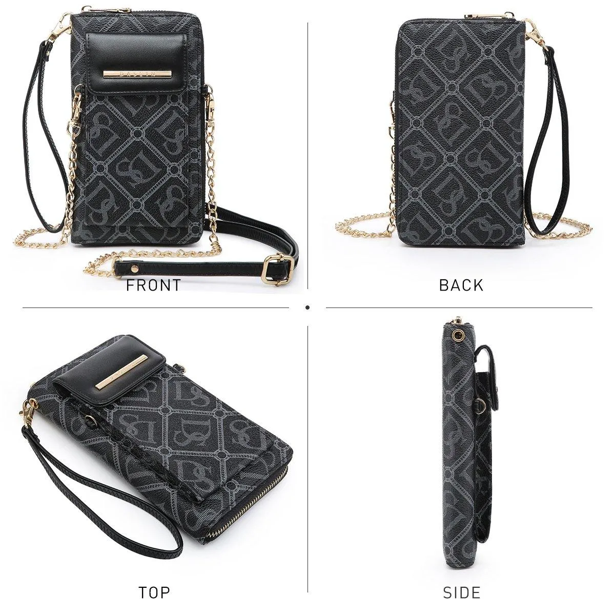 Fashion Small Size Cellphone Wristlet Crossbody Bag