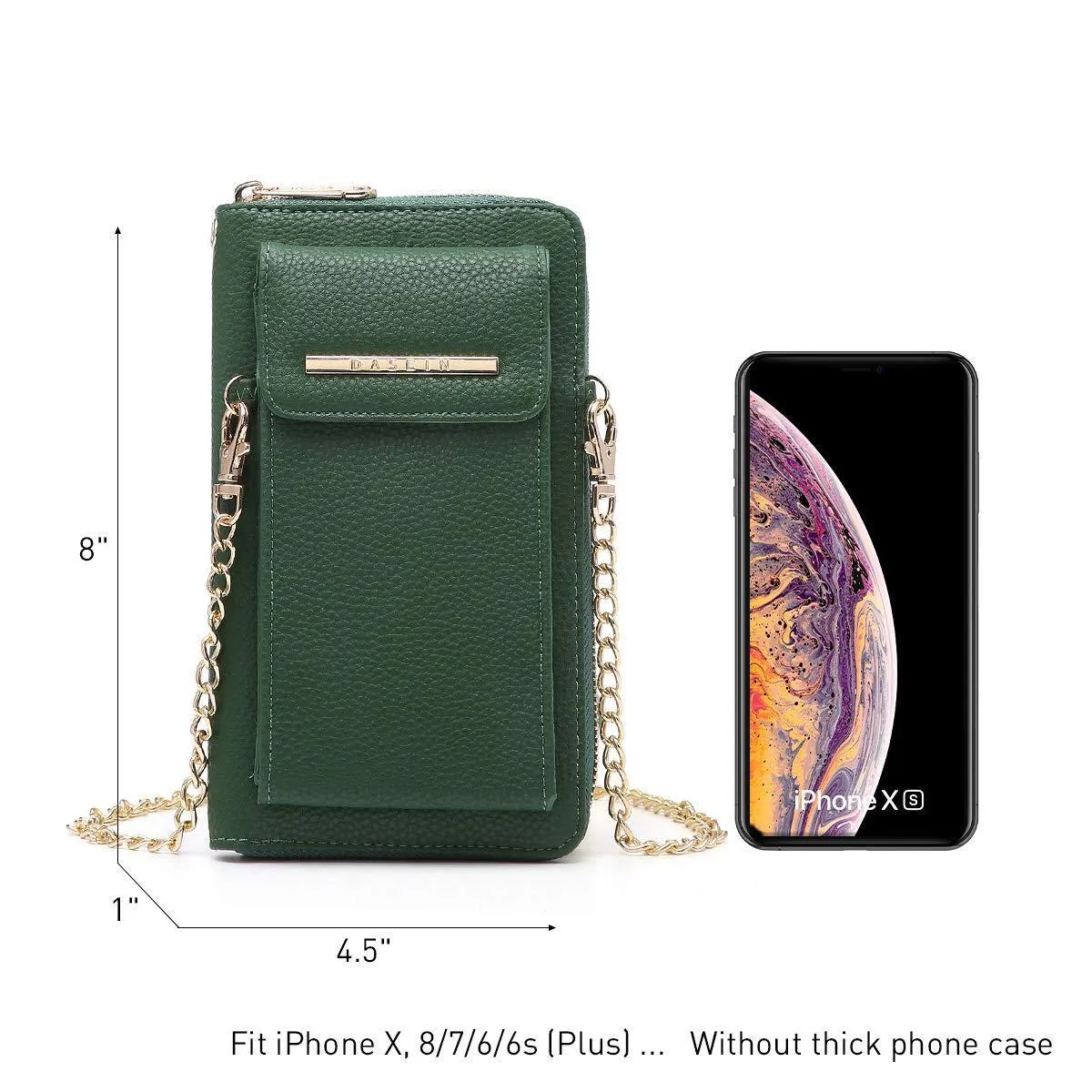 Fashion Small Size Cellphone Wristlet Crossbody Bag