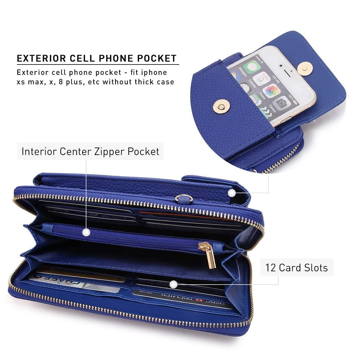 Fashion Small Size Cellphone Wristlet Crossbody Bag