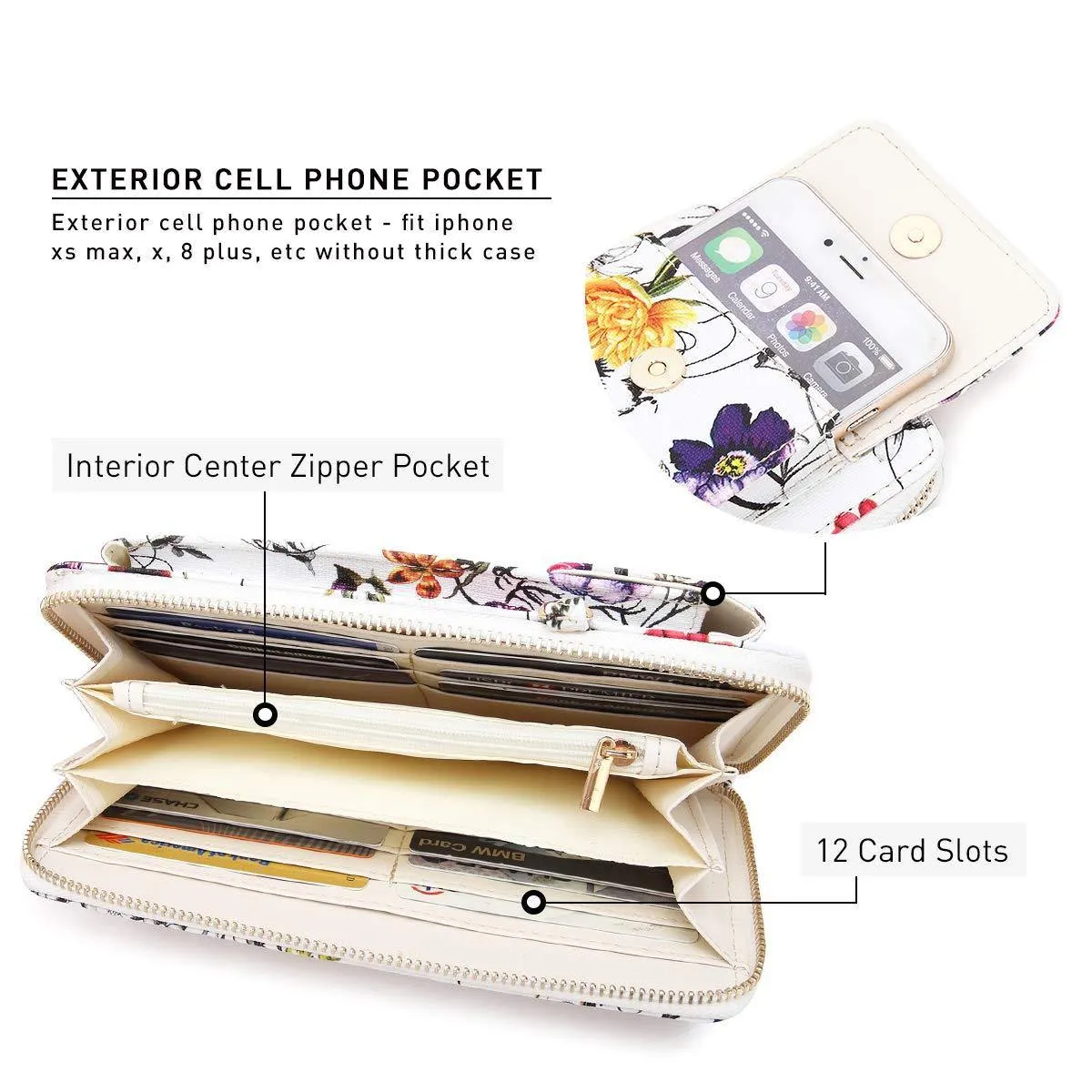 Fashion Small Size Cellphone Wristlet Crossbody Bag