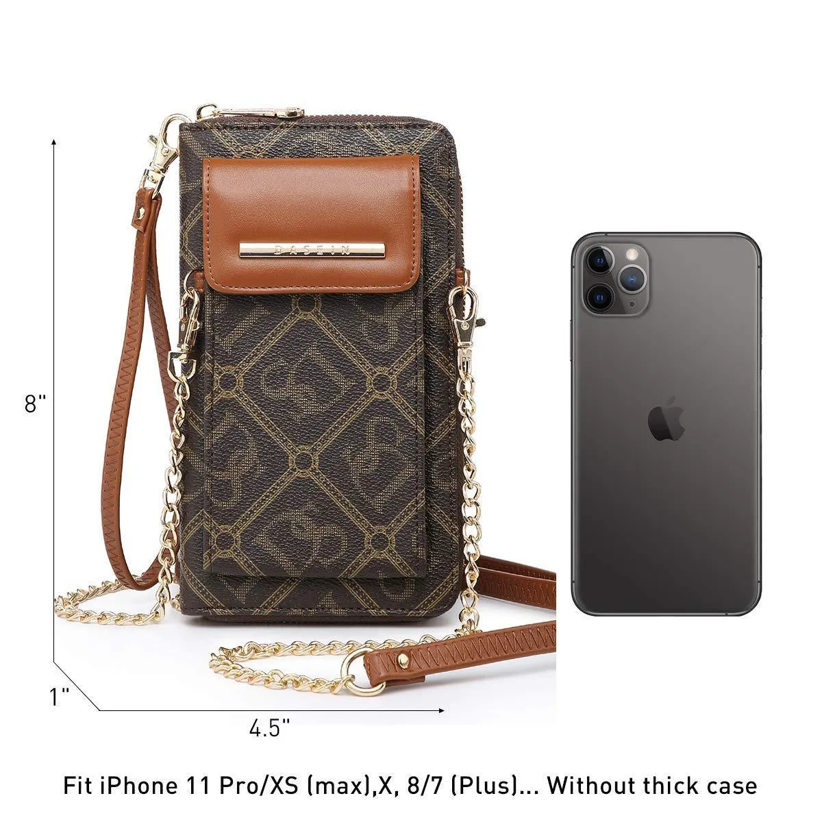 Fashion Small Size Cellphone Wristlet Crossbody Bag