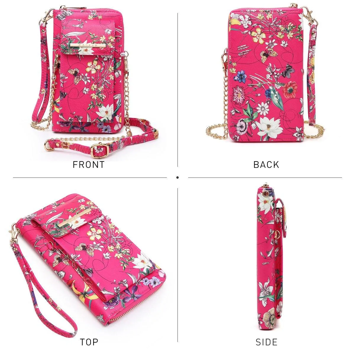 Fashion Small Size Cellphone Wristlet Crossbody Bag