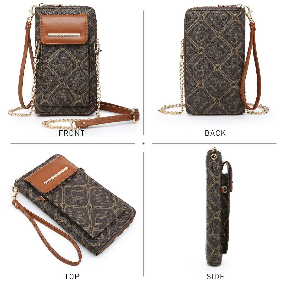 Fashion Small Size Cellphone Wristlet Crossbody Bag