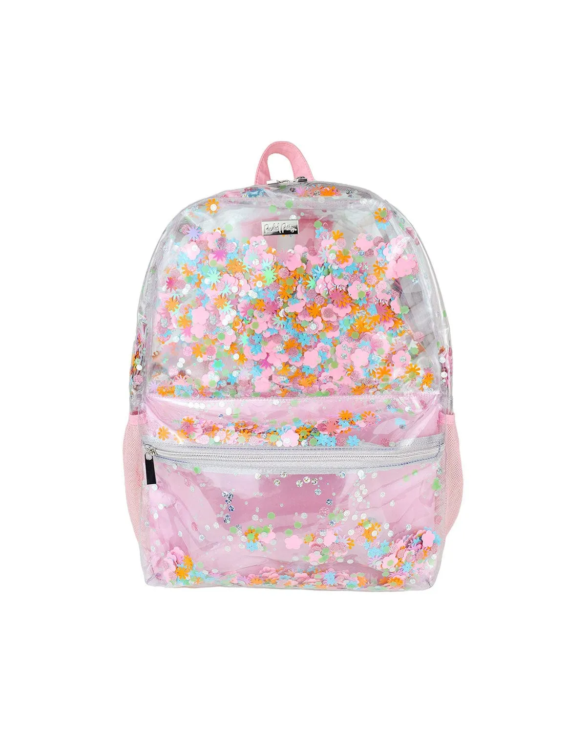 Flower Shop Confetti Clear Backpack