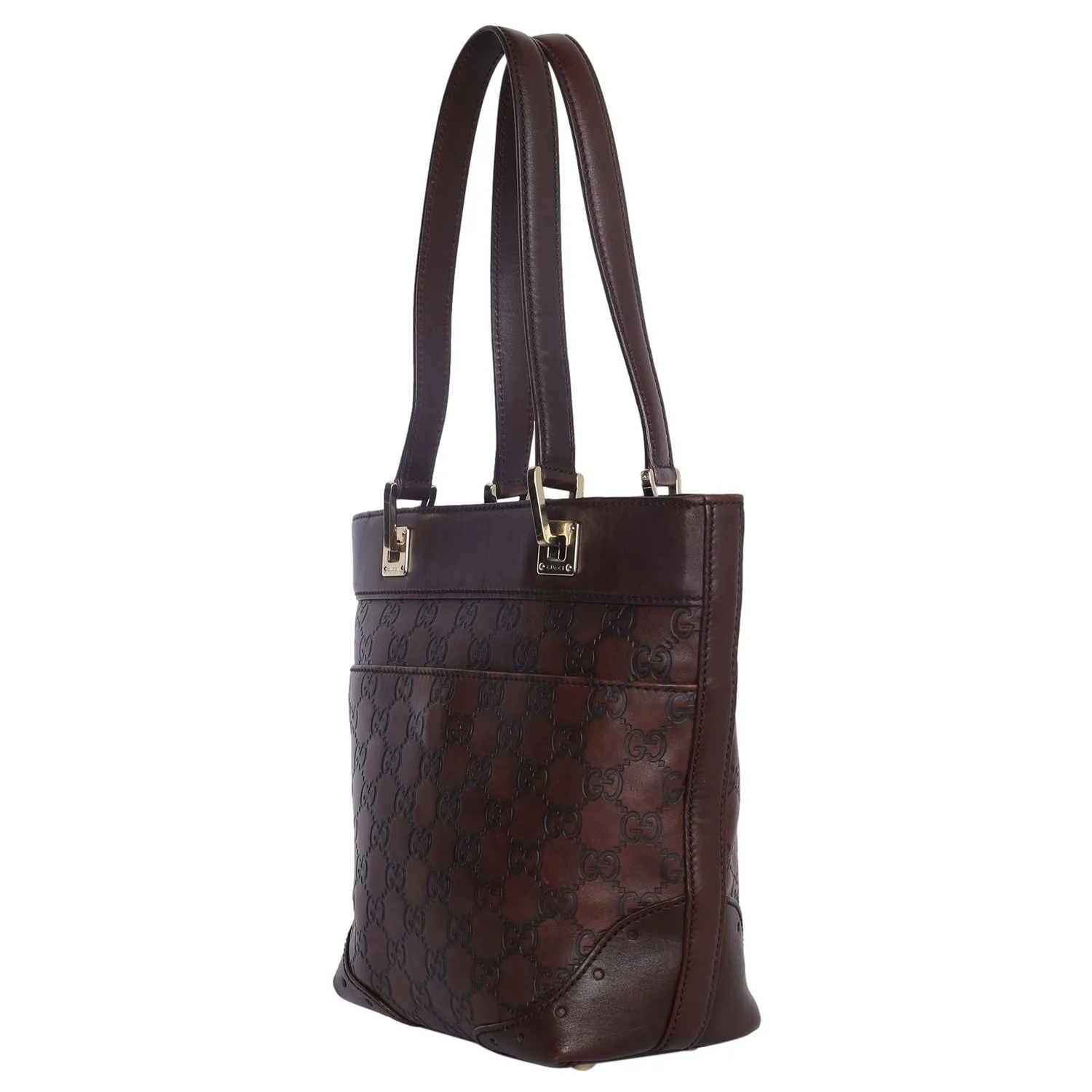 GG Guccissima Leather Medium Shoulder Bag (Authentic Pre-Owned)