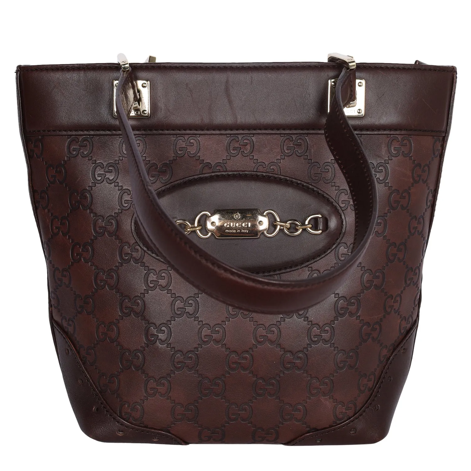 GG Guccissima Leather Medium Shoulder Bag (Authentic Pre-Owned)
