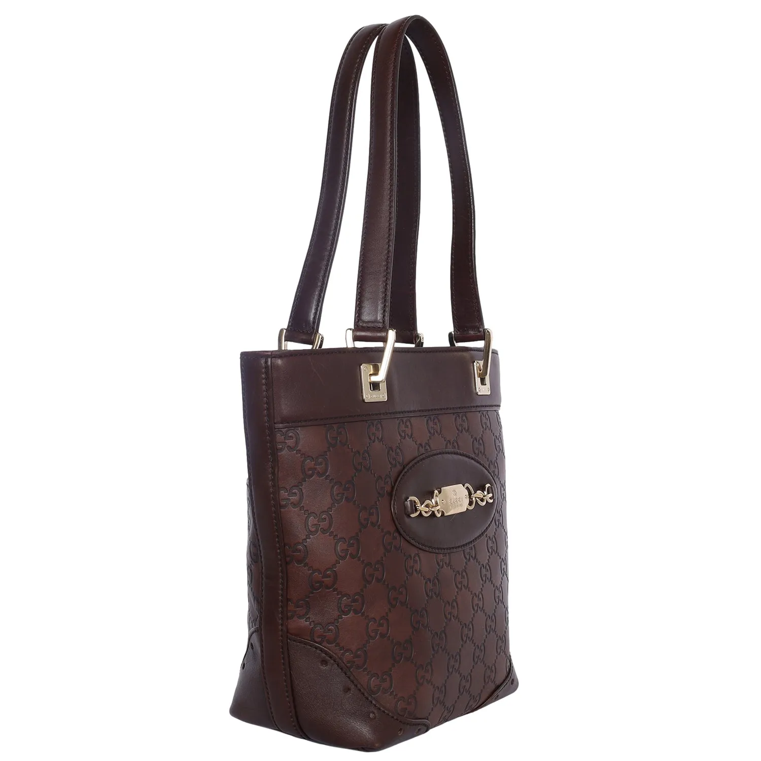 GG Guccissima Leather Medium Shoulder Bag (Authentic Pre-Owned)