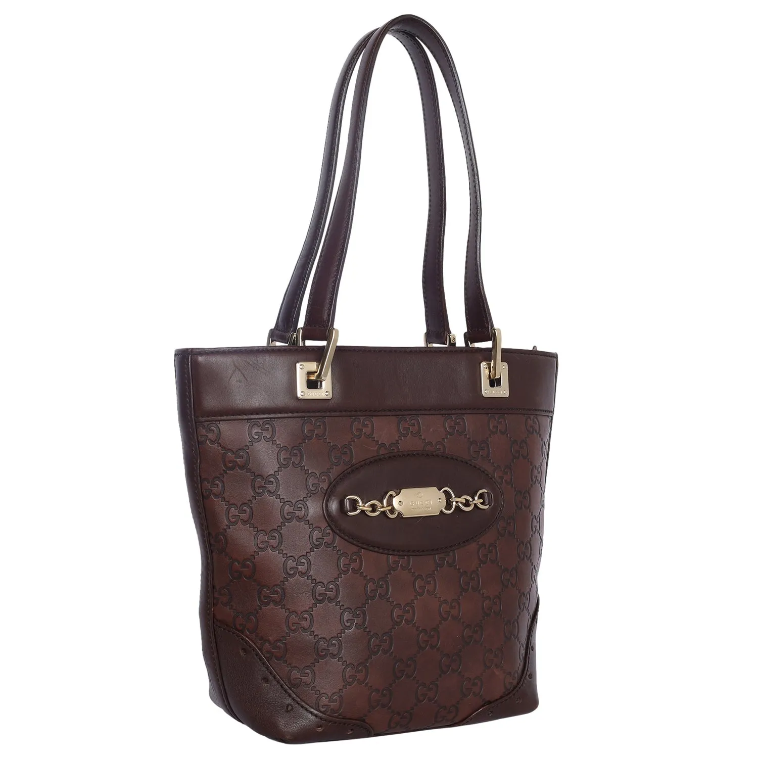 GG Guccissima Leather Medium Shoulder Bag (Authentic Pre-Owned)