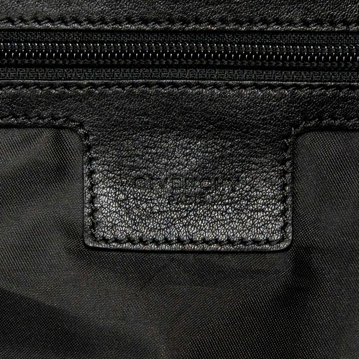Givenchy Black Paris Logo Backpack