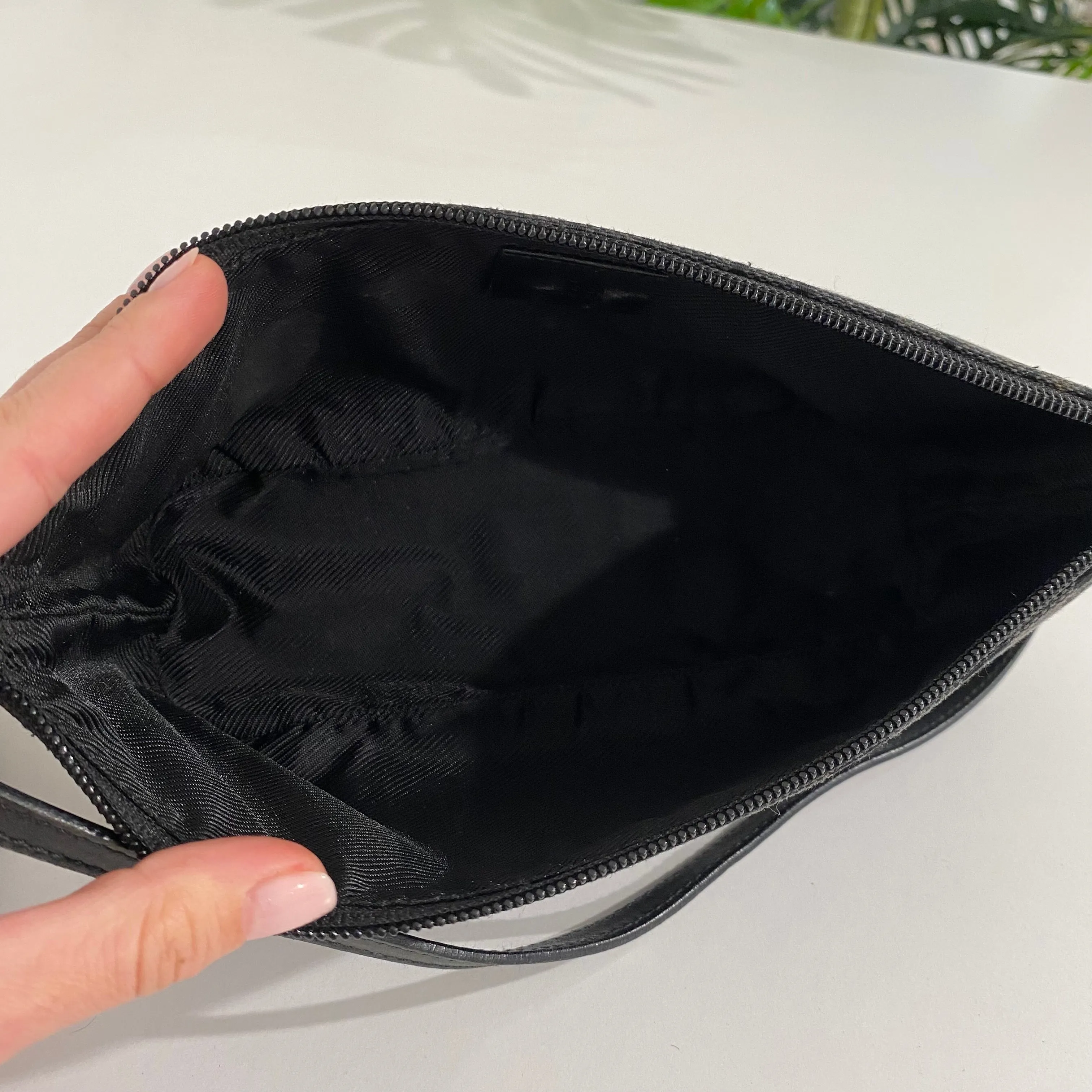 Gucci Black Monogram Mini Bag