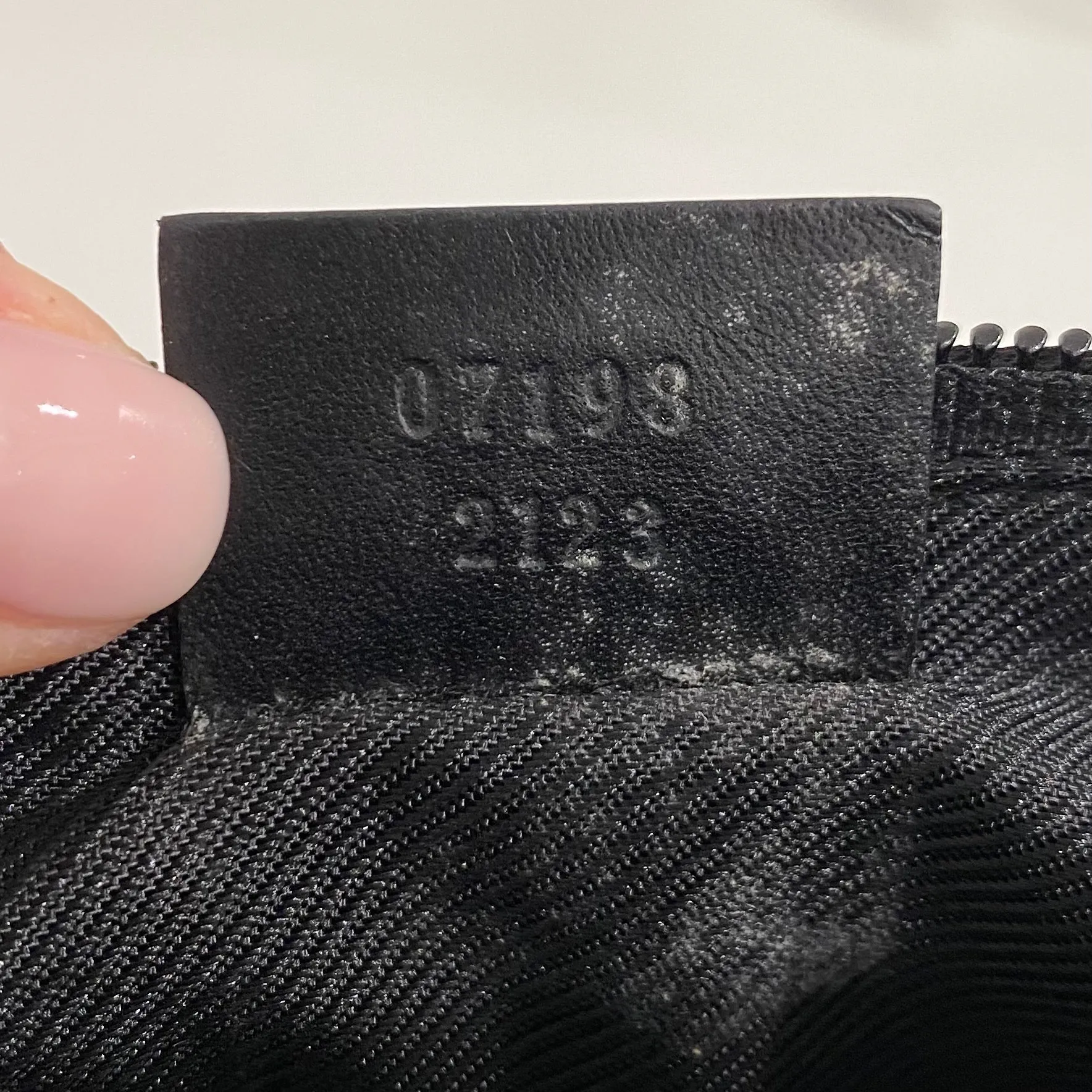 Gucci Black Monogram Mini Bag