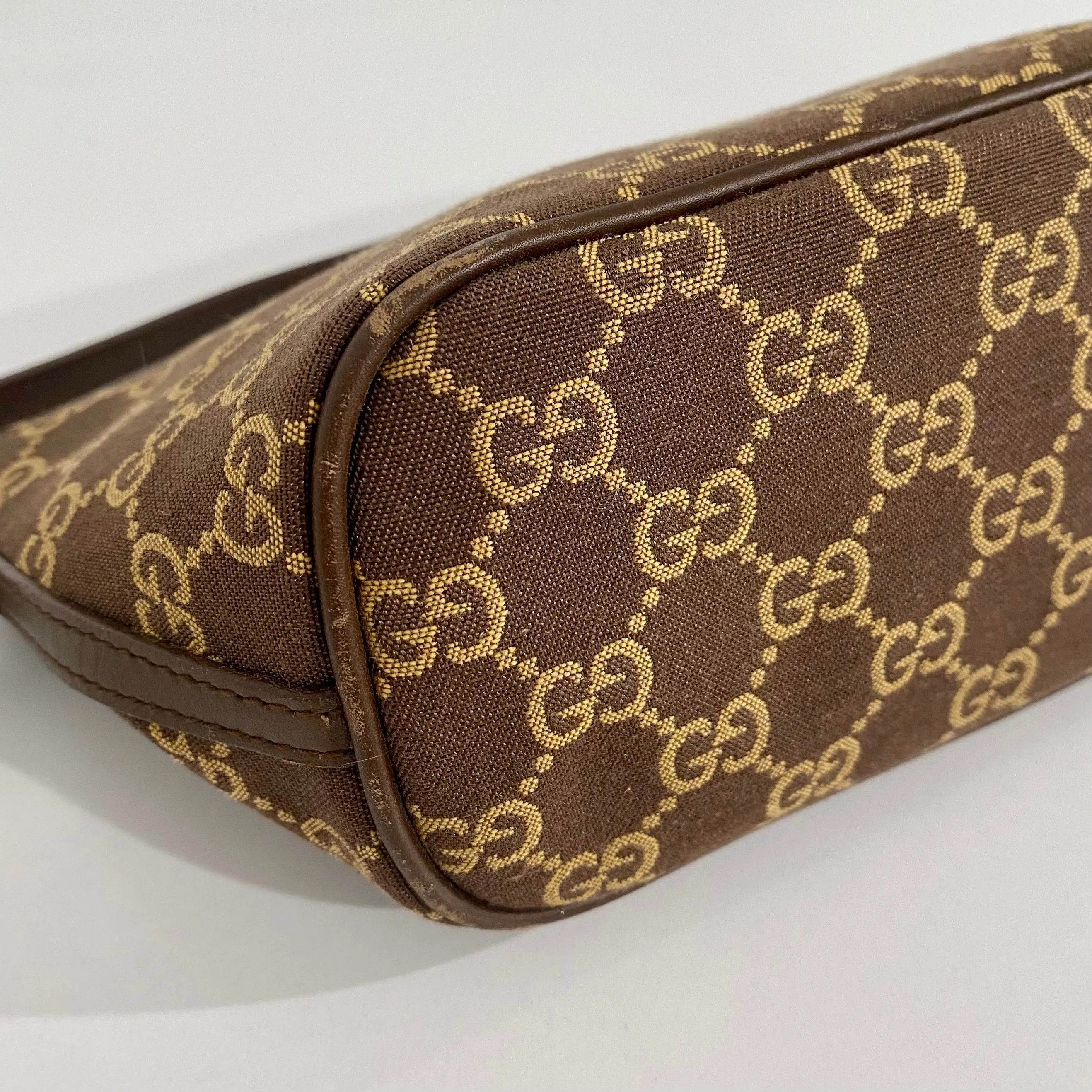 Gucci Brown Monogram Mini Bag
