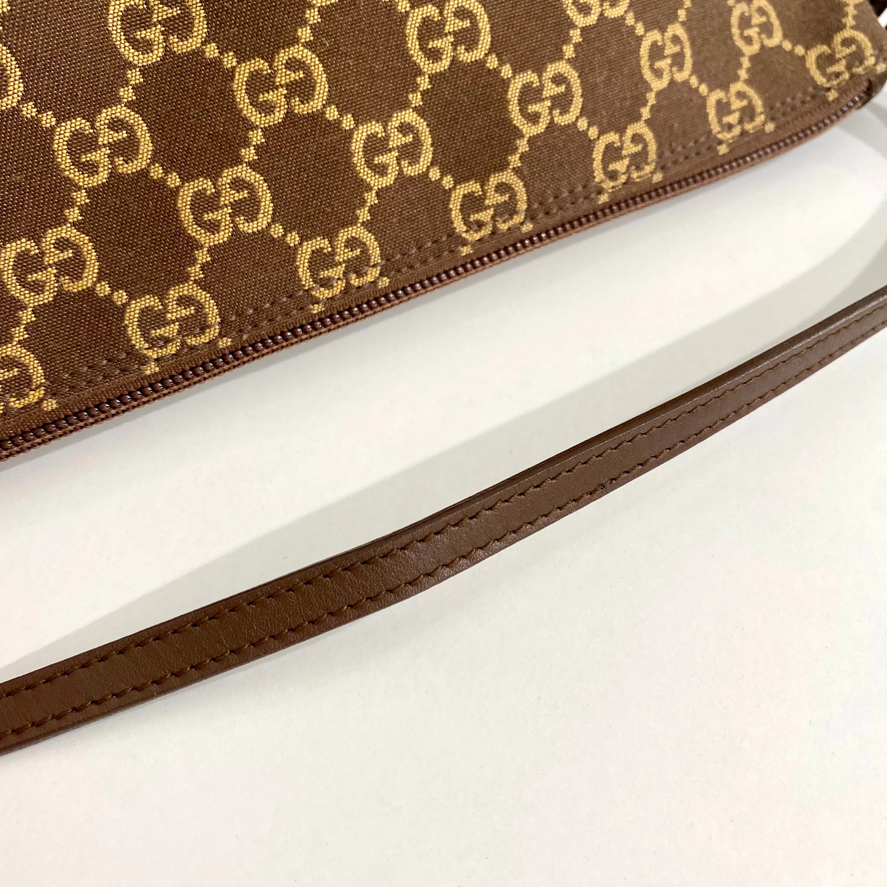 Gucci Brown Monogram Mini Bag