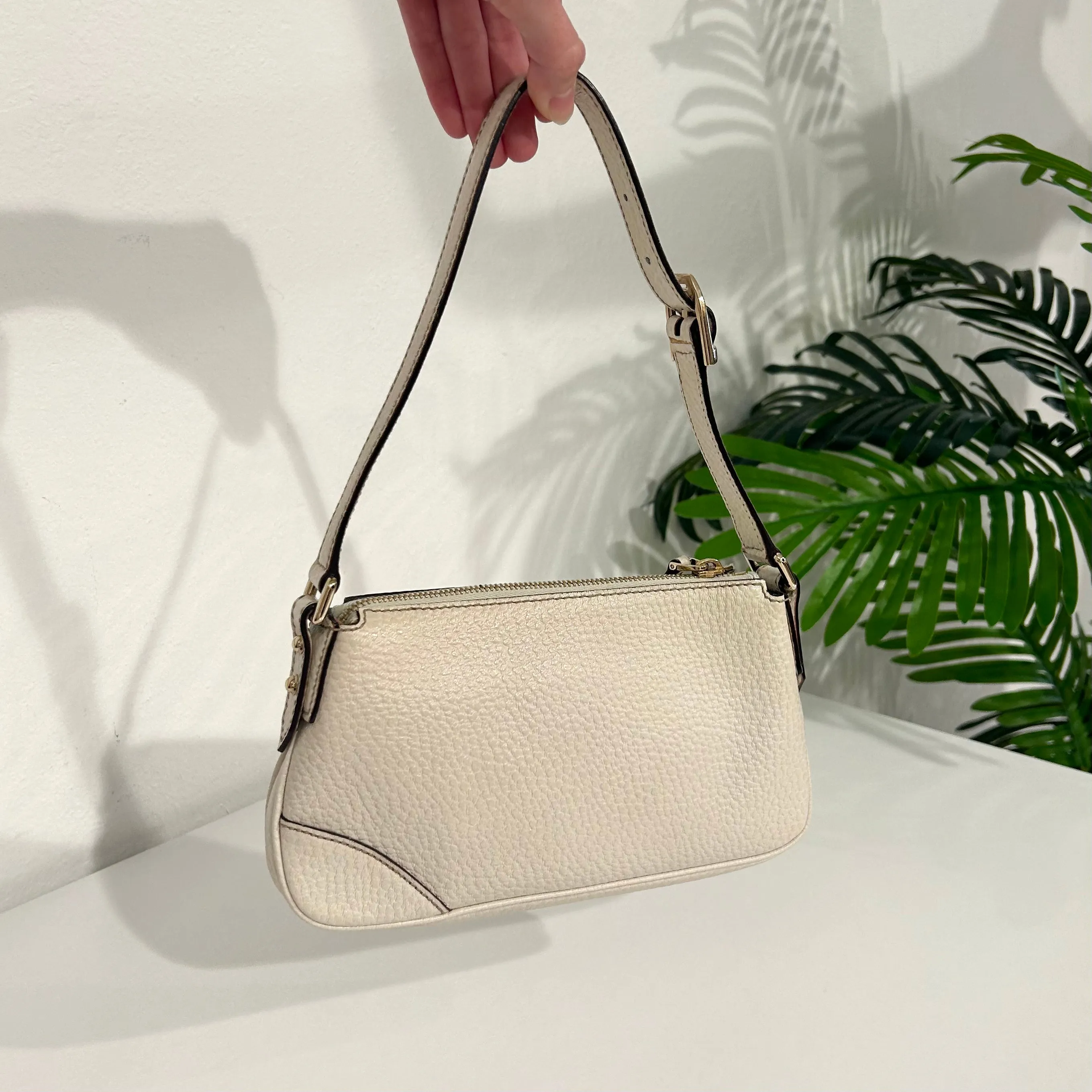 Gucci Crème Mini Hasler Pochette