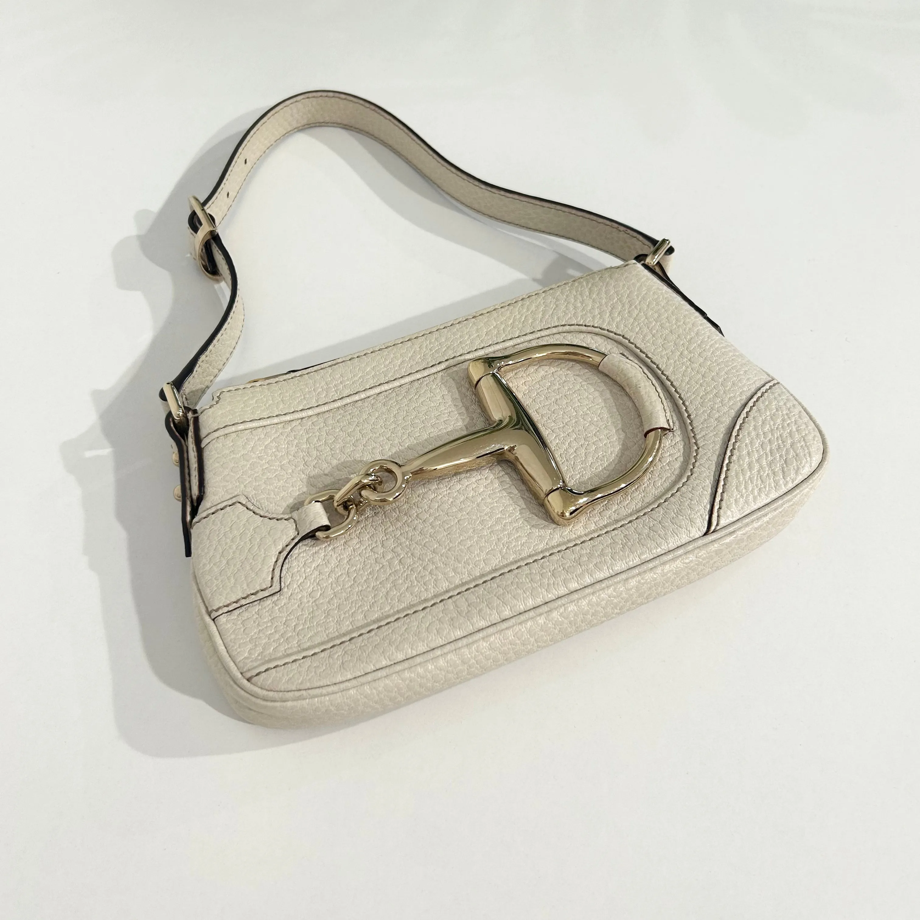 Gucci Crème Mini Hasler Pochette