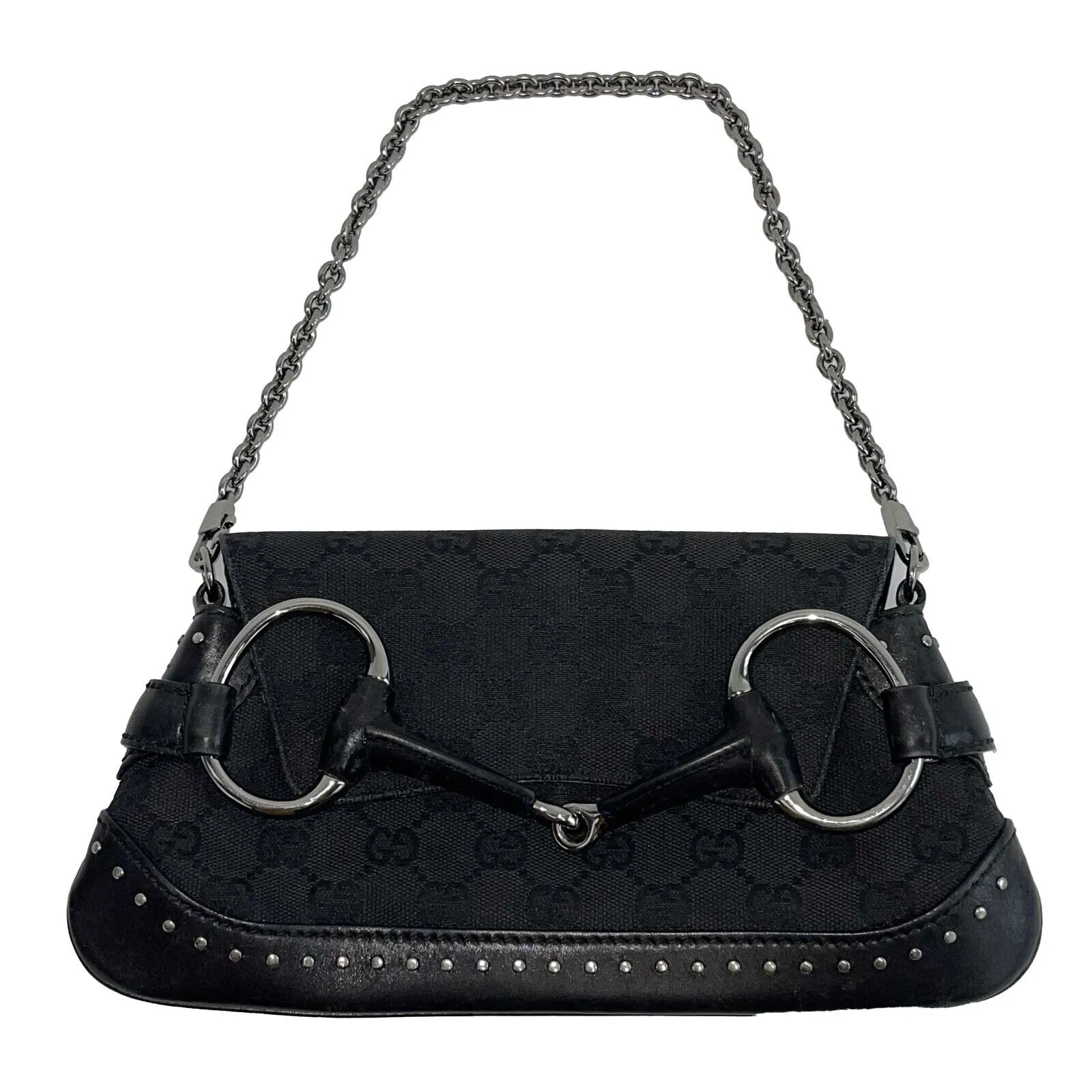 Gucci - Gucci by Tom Ford Pouchette 1955 Bag - Black / Silver Shoulder Bag