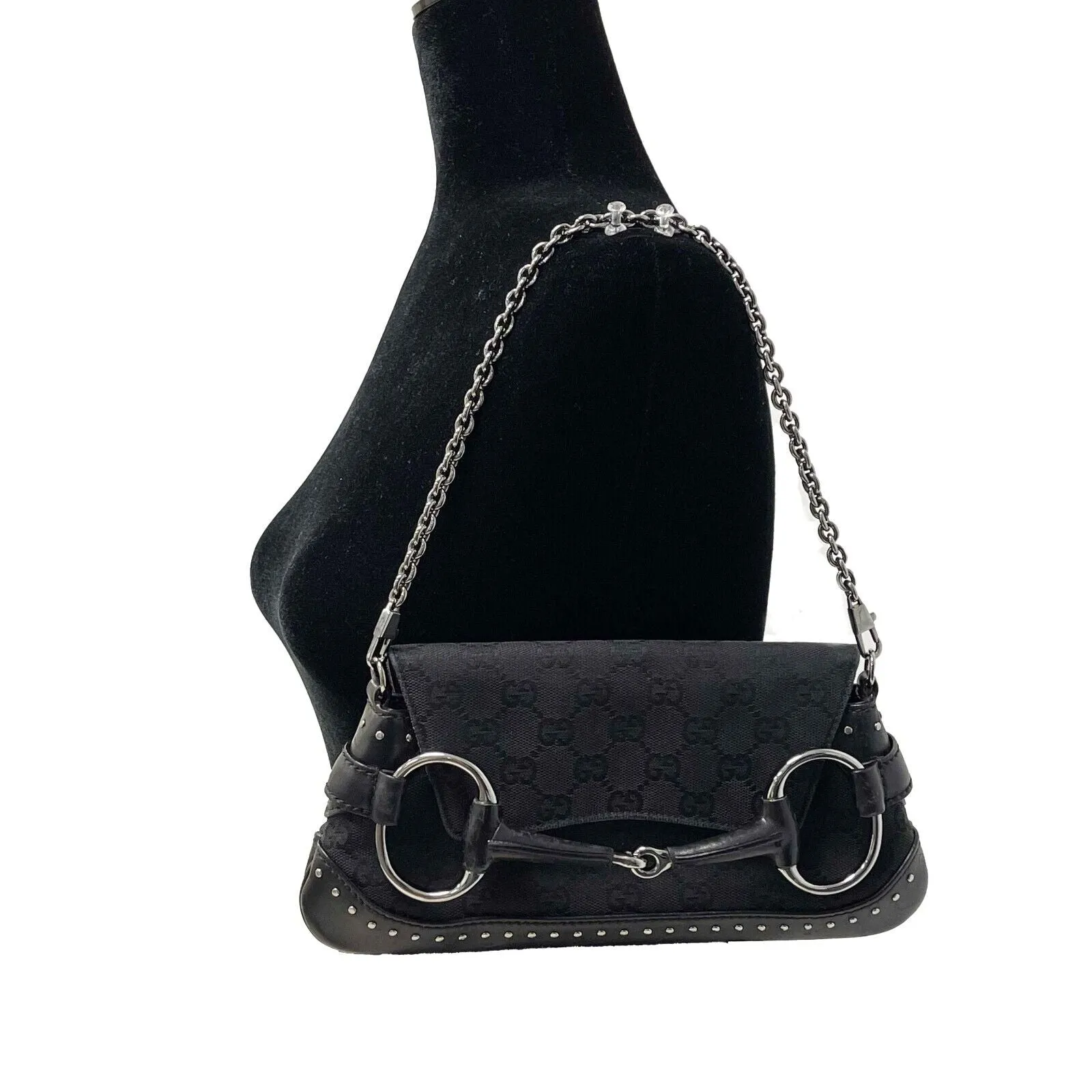 Gucci - Gucci by Tom Ford Pouchette 1955 Bag - Black / Silver Shoulder Bag
