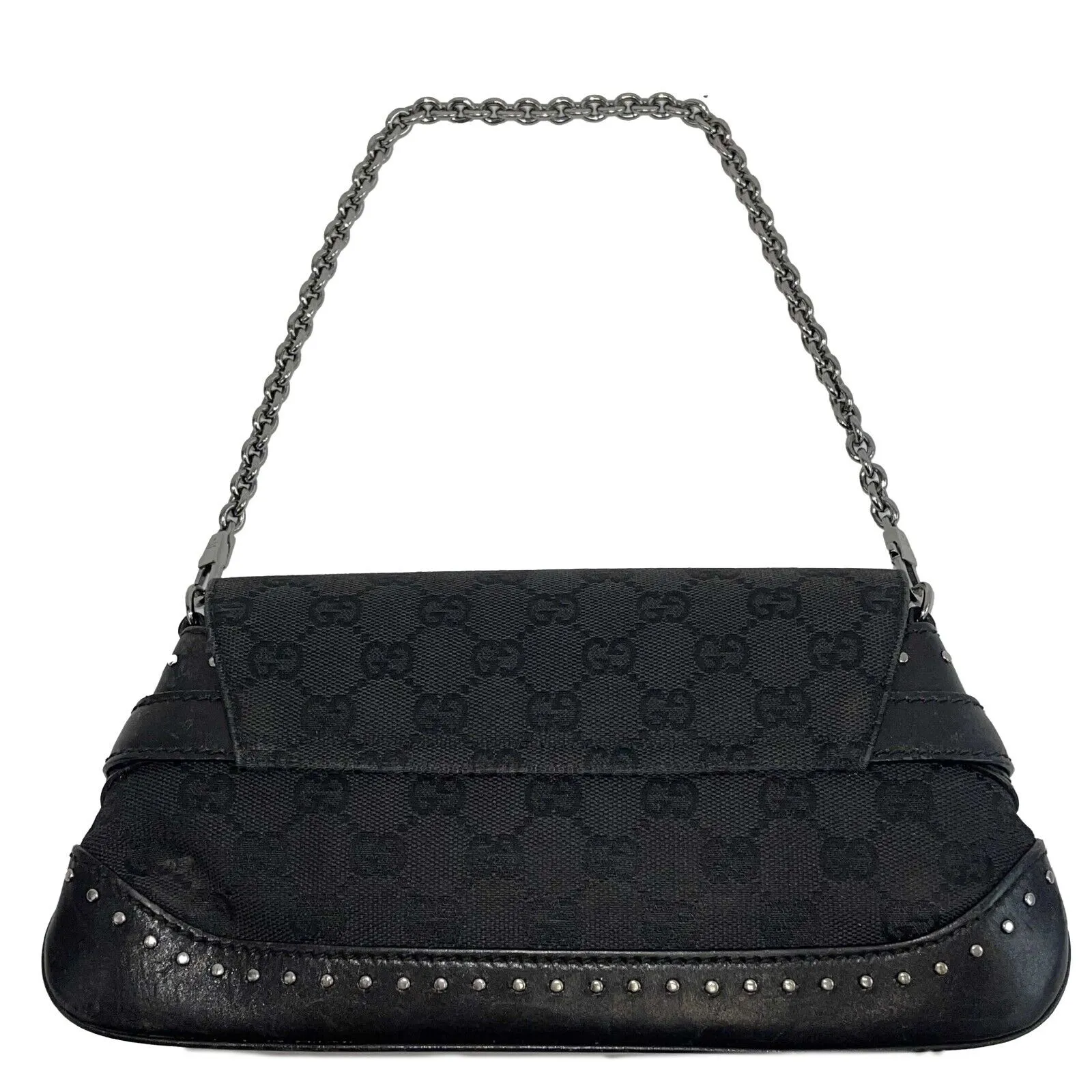 Gucci - Gucci by Tom Ford Pouchette 1955 Bag - Black / Silver Shoulder Bag