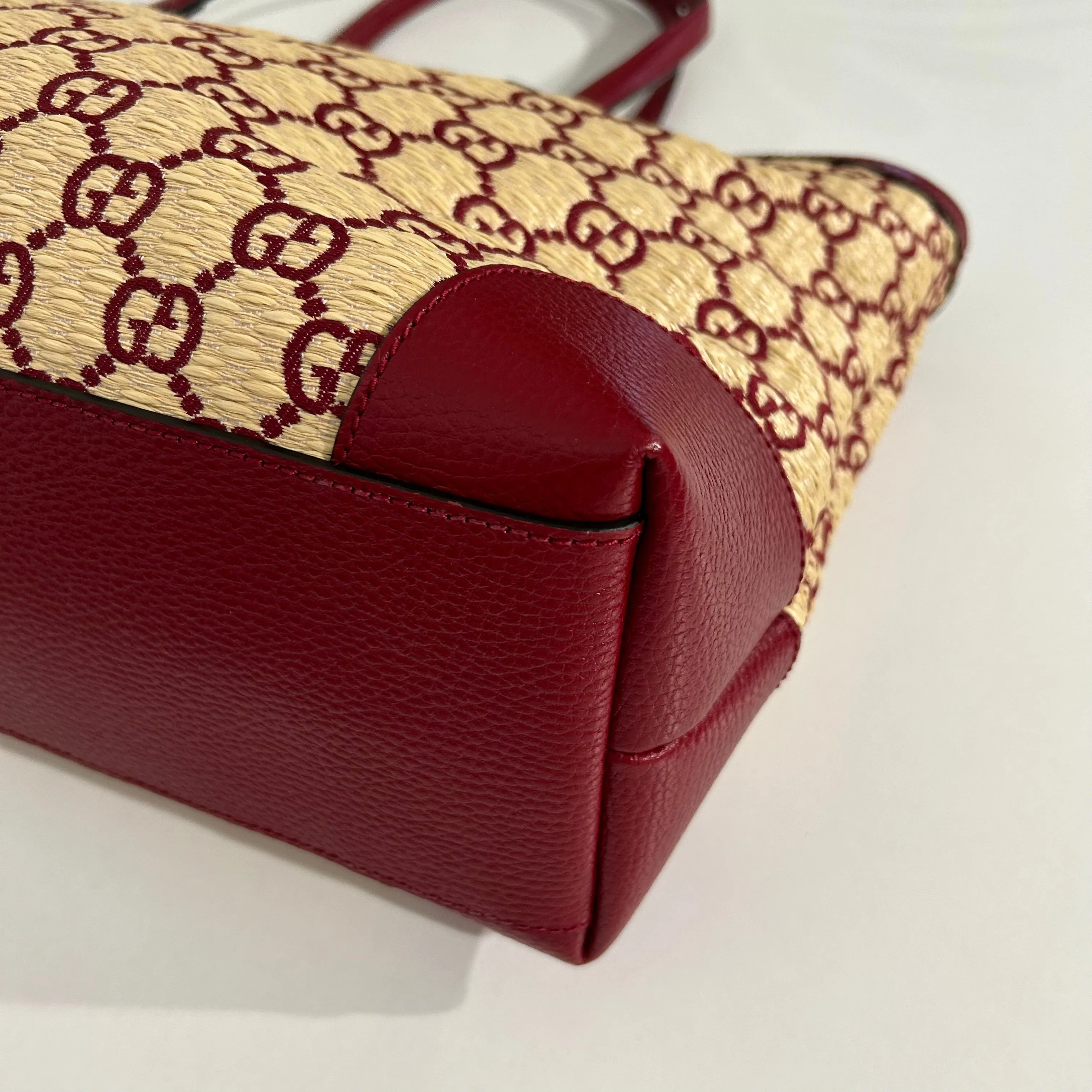 Gucci Raffia Tote