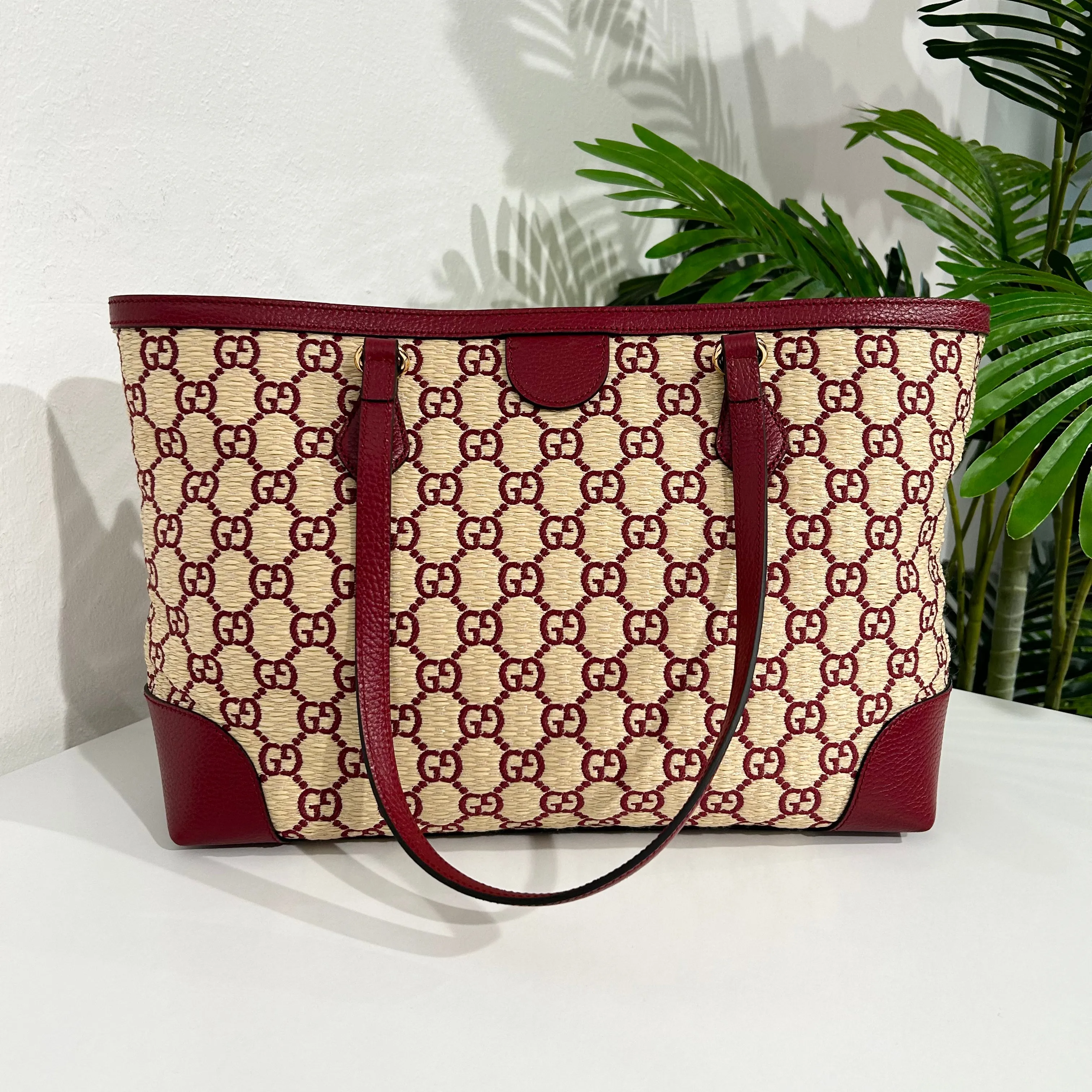Gucci Raffia Tote