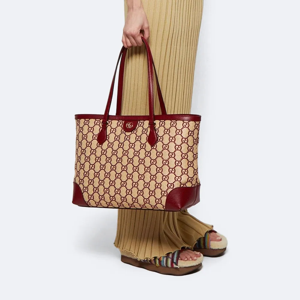 Gucci Raffia Tote