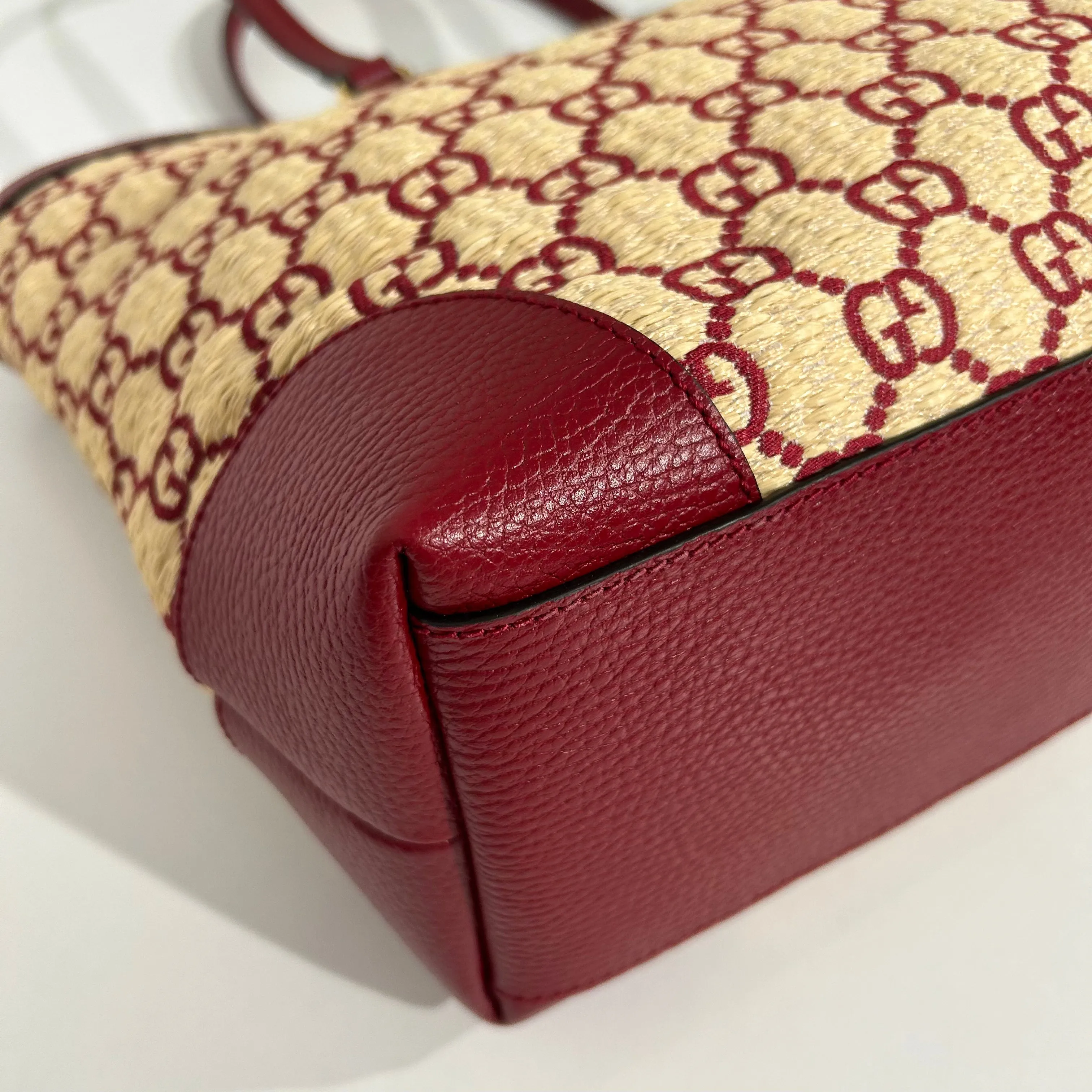 Gucci Raffia Tote