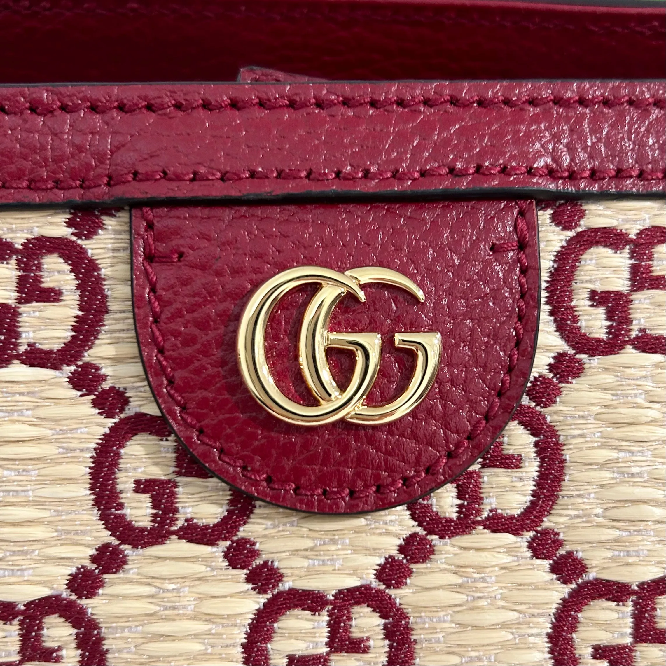 Gucci Raffia Tote