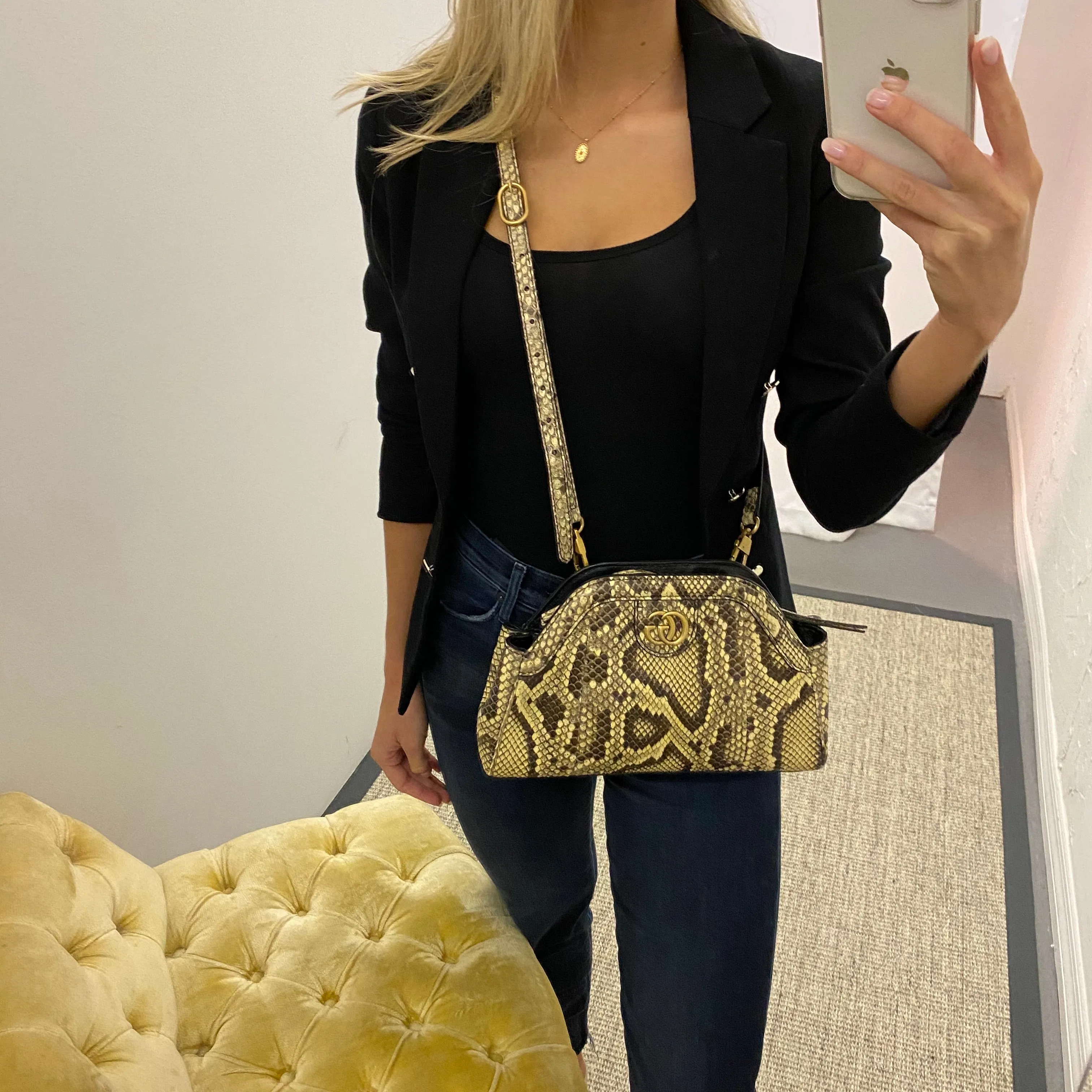 Gucci Small Python Re(Belle) Bag
