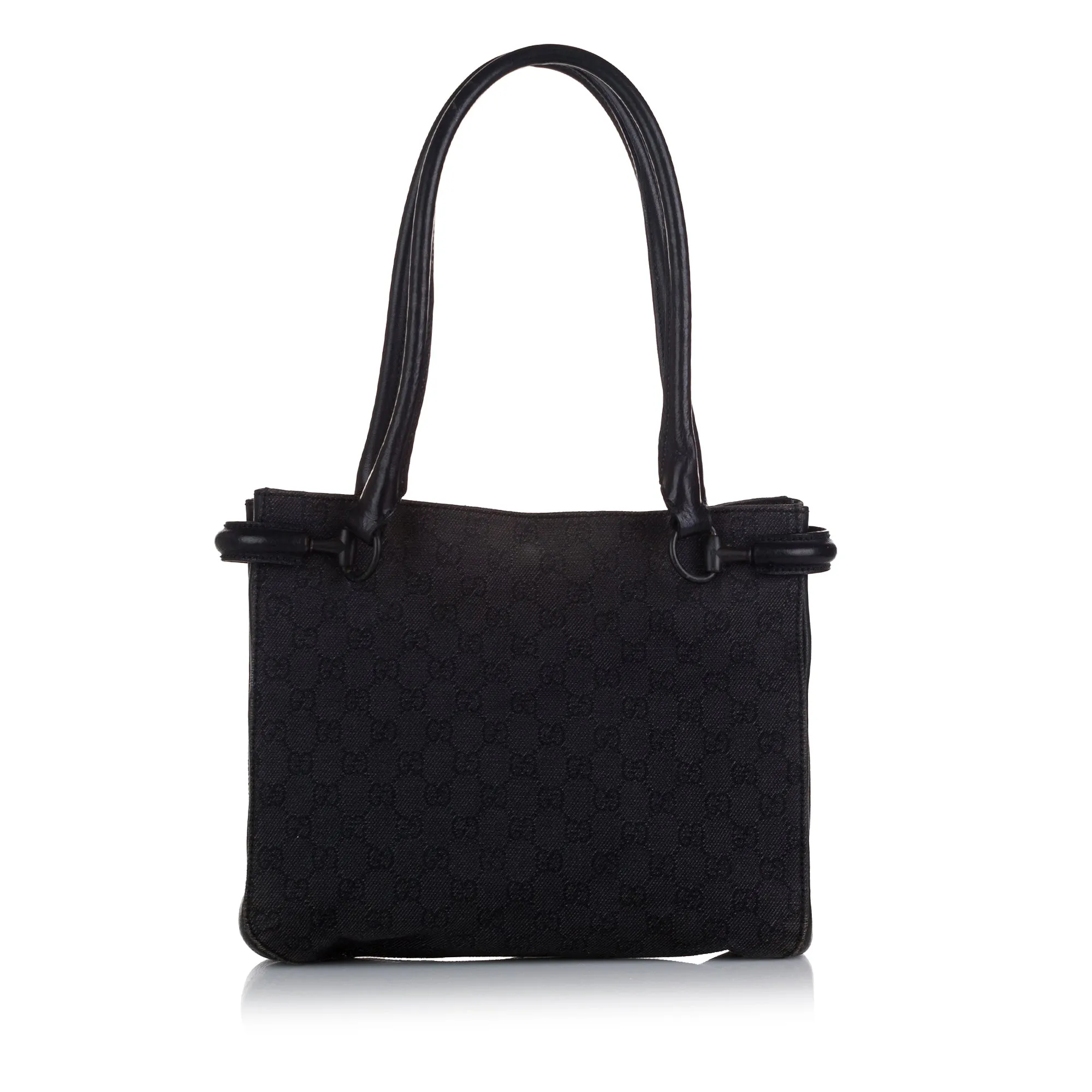 Gucci Tote Bag Black GG Canvas
