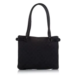Gucci Tote Bag Black GG Canvas