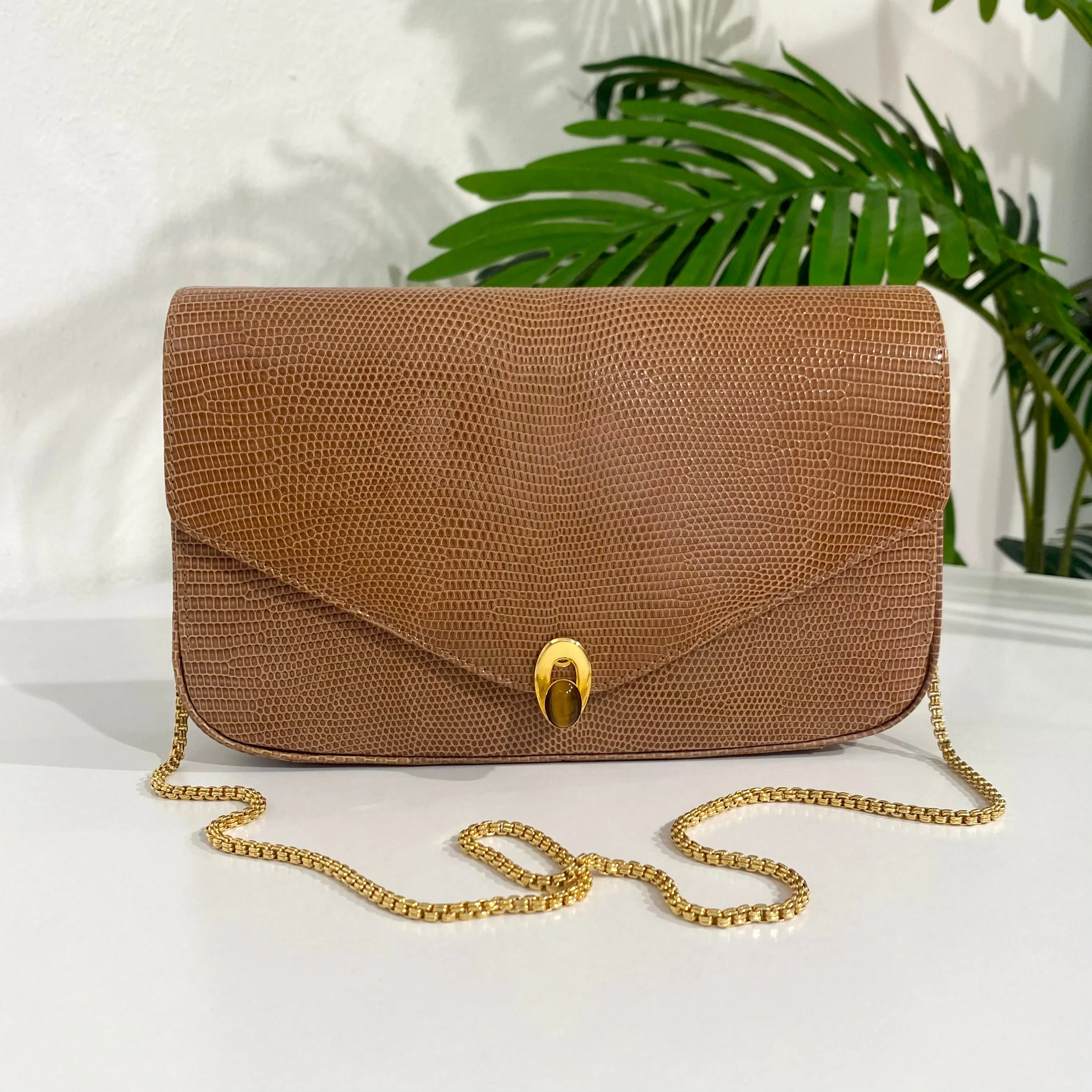 Gucci Vintage Lizard Purse