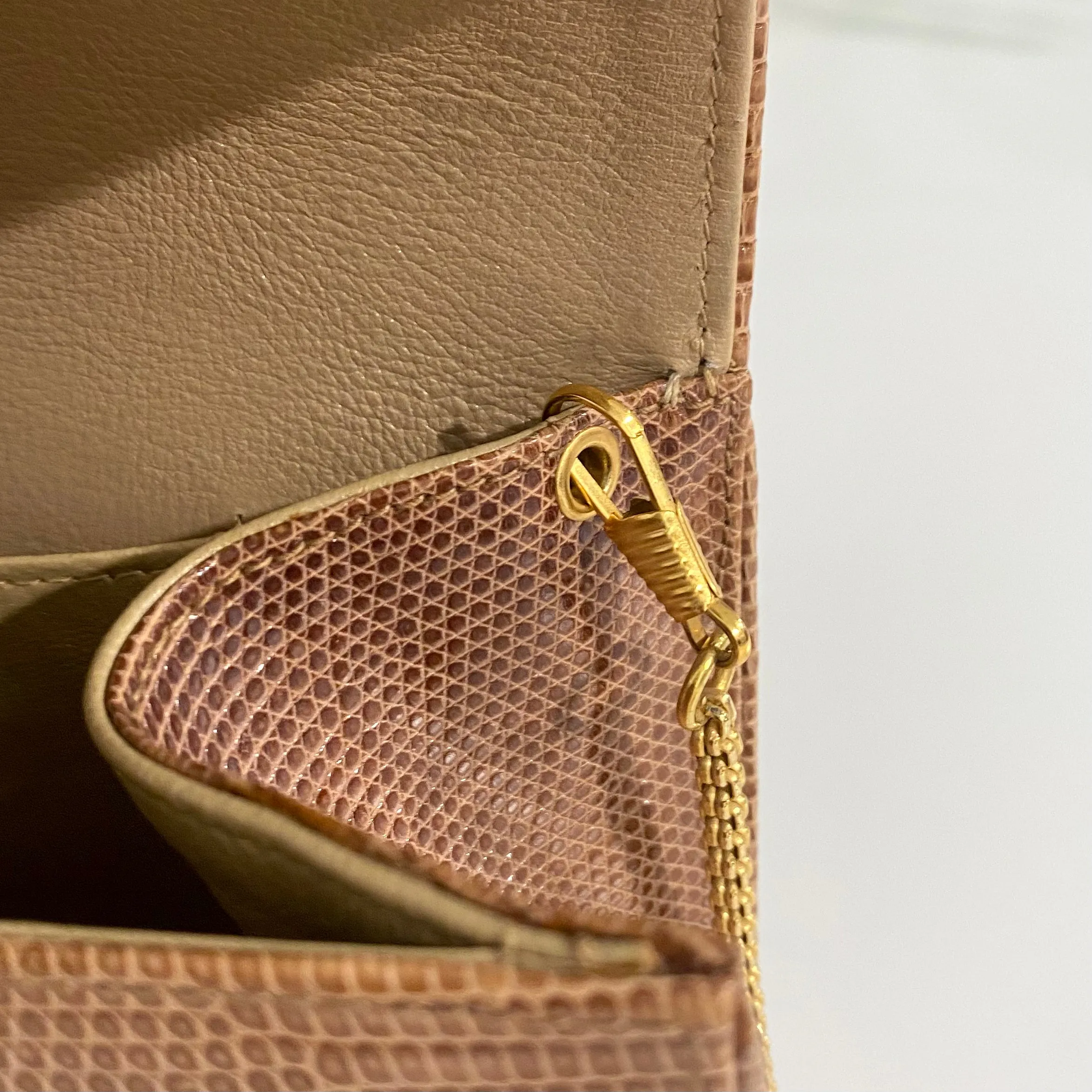 Gucci Vintage Lizard Purse
