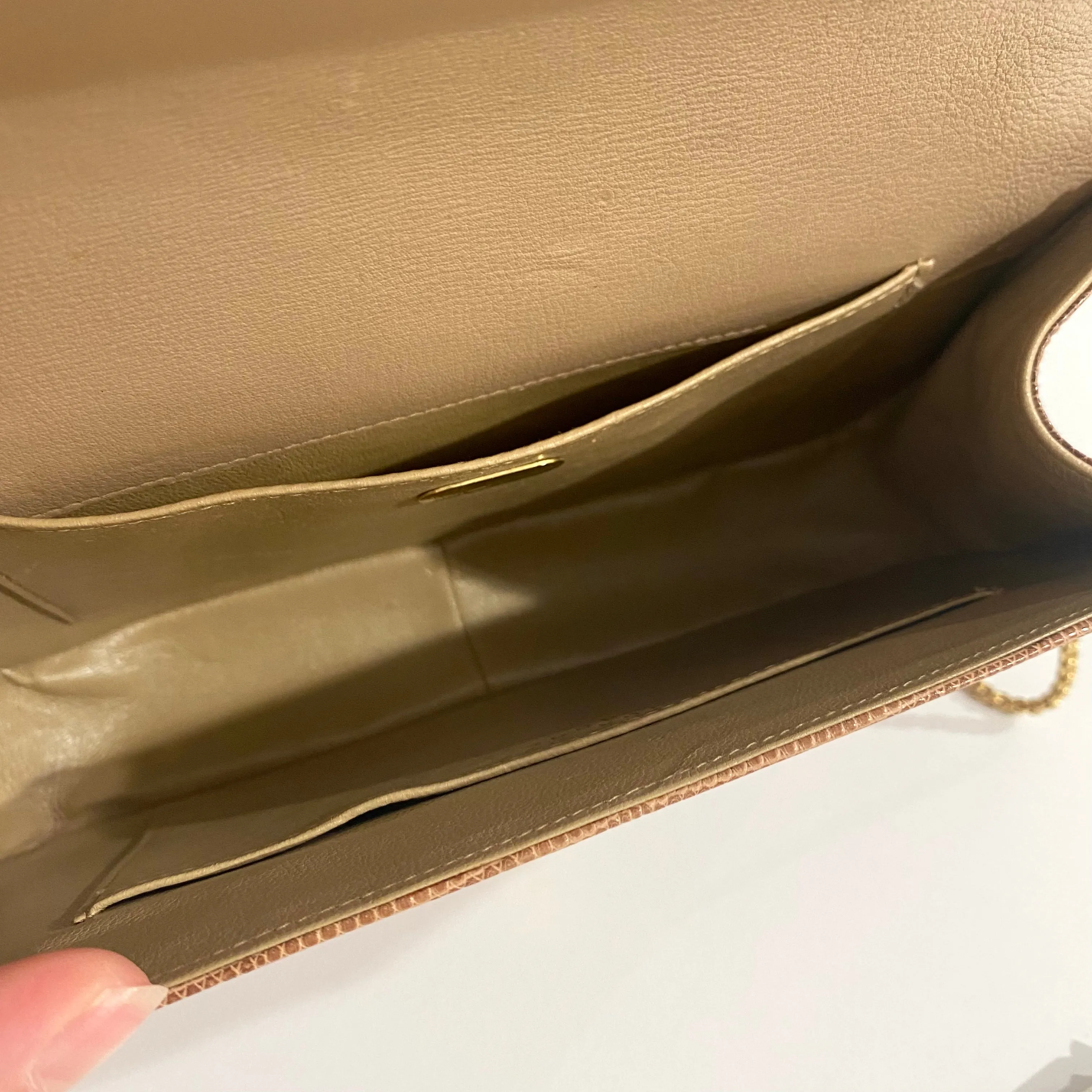 Gucci Vintage Lizard Purse