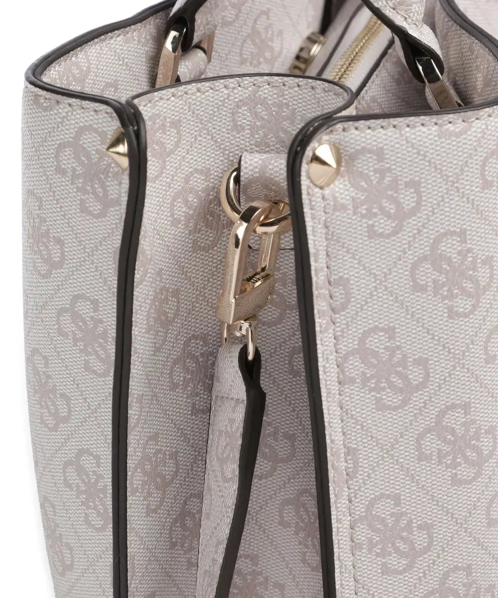 Guess Meridian Girlfriend Satchel - Dove Logo