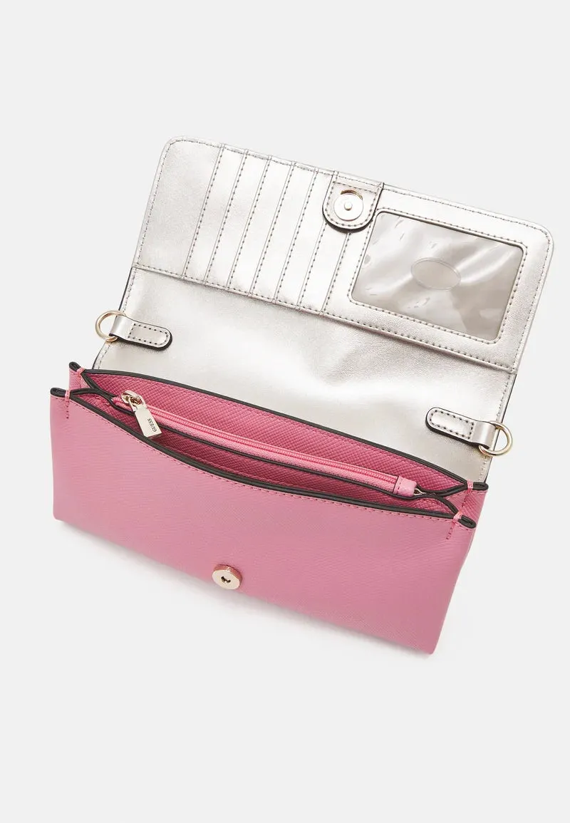 Guess Noelle Crossbody Flap Bag - Pink