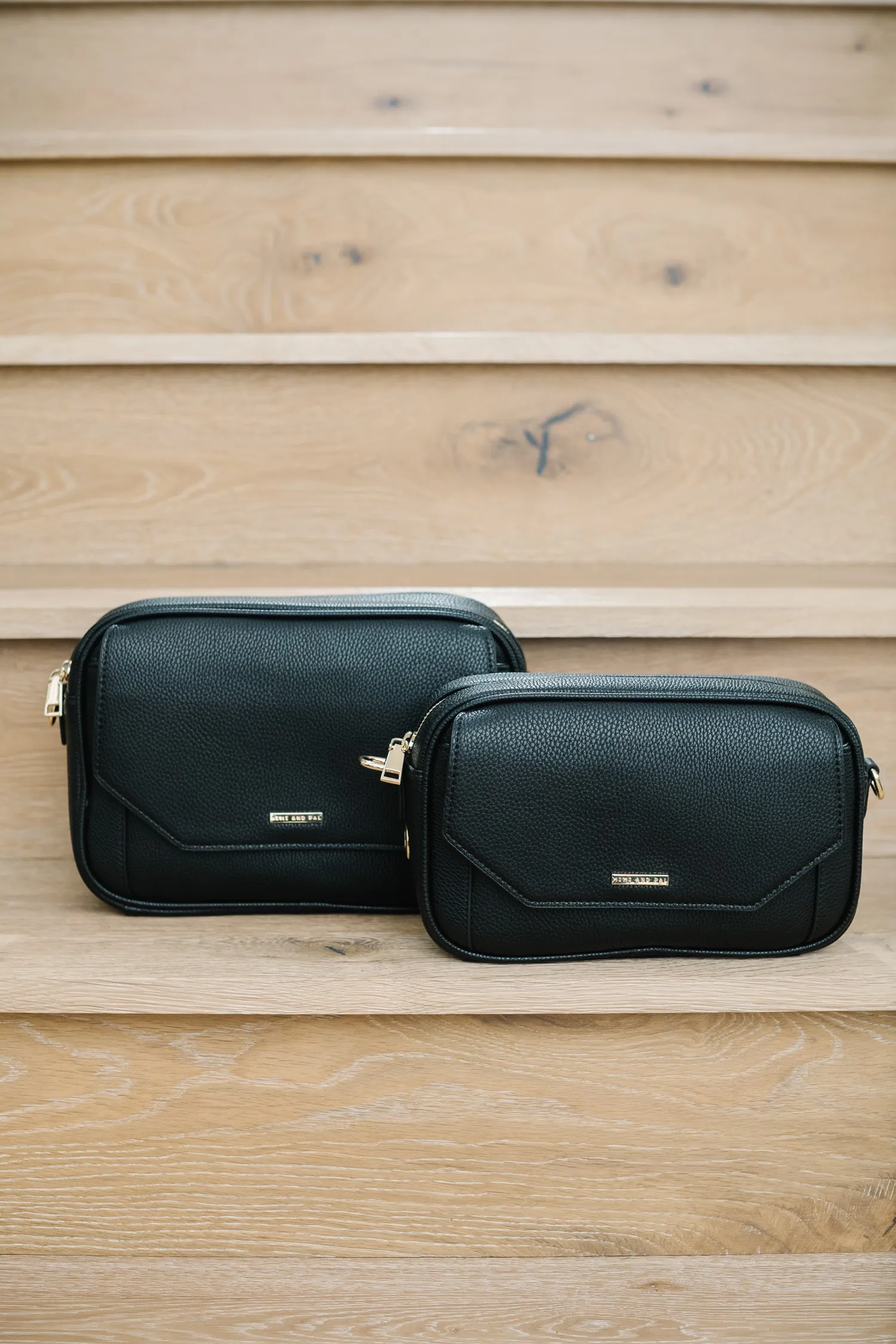 Harper - Black/Gold LARGE