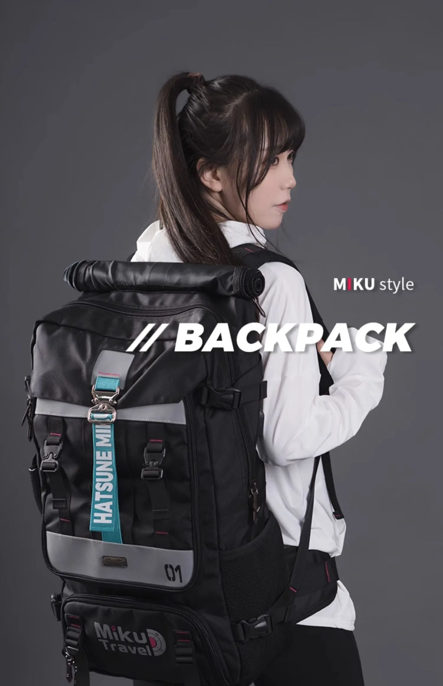 Hatsune Miku - Hatsune Miku Mikutravel Series Outdoor Hiking Backpack Moeyu