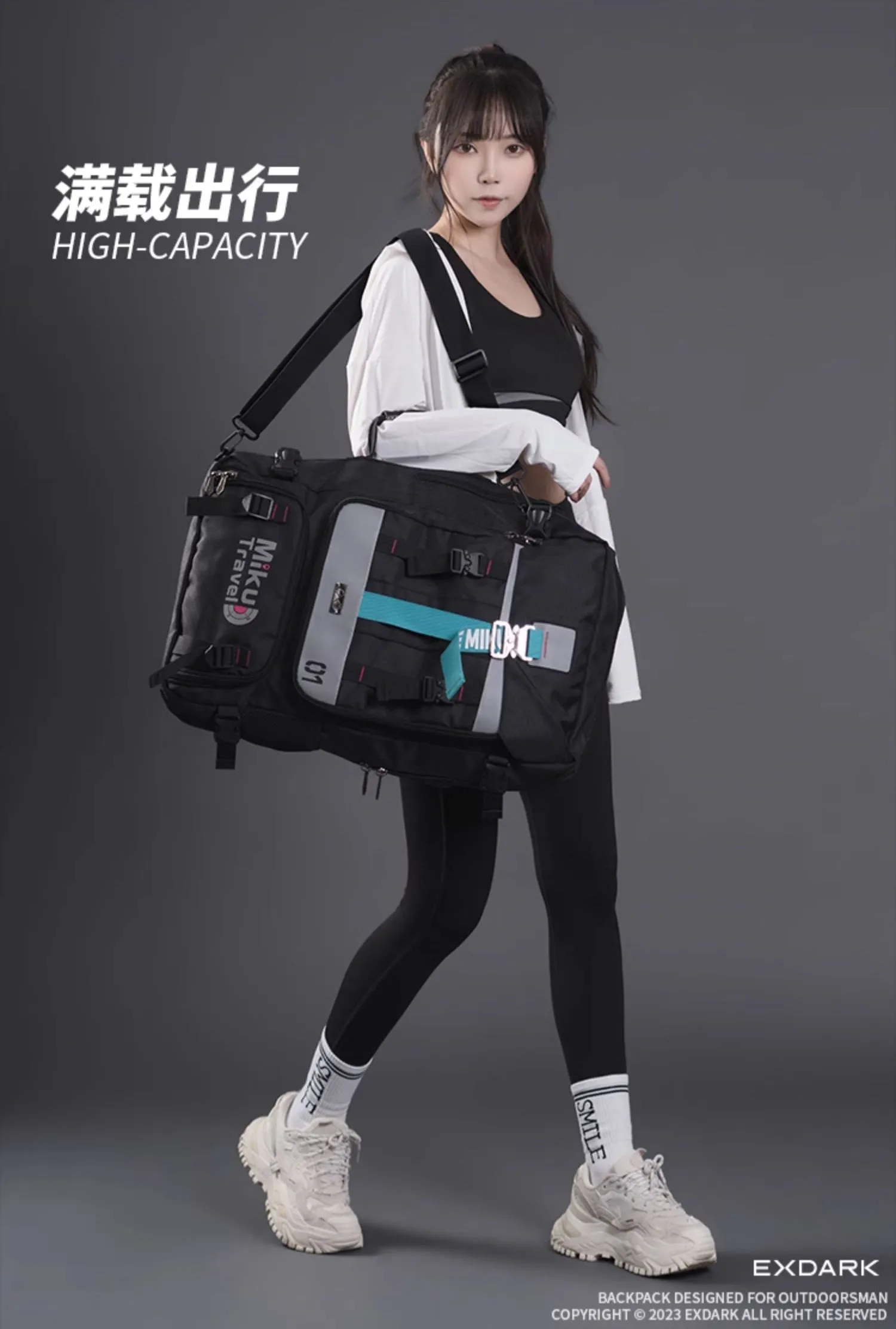 Hatsune Miku - Hatsune Miku Mikutravel Series Outdoor Hiking Backpack Moeyu