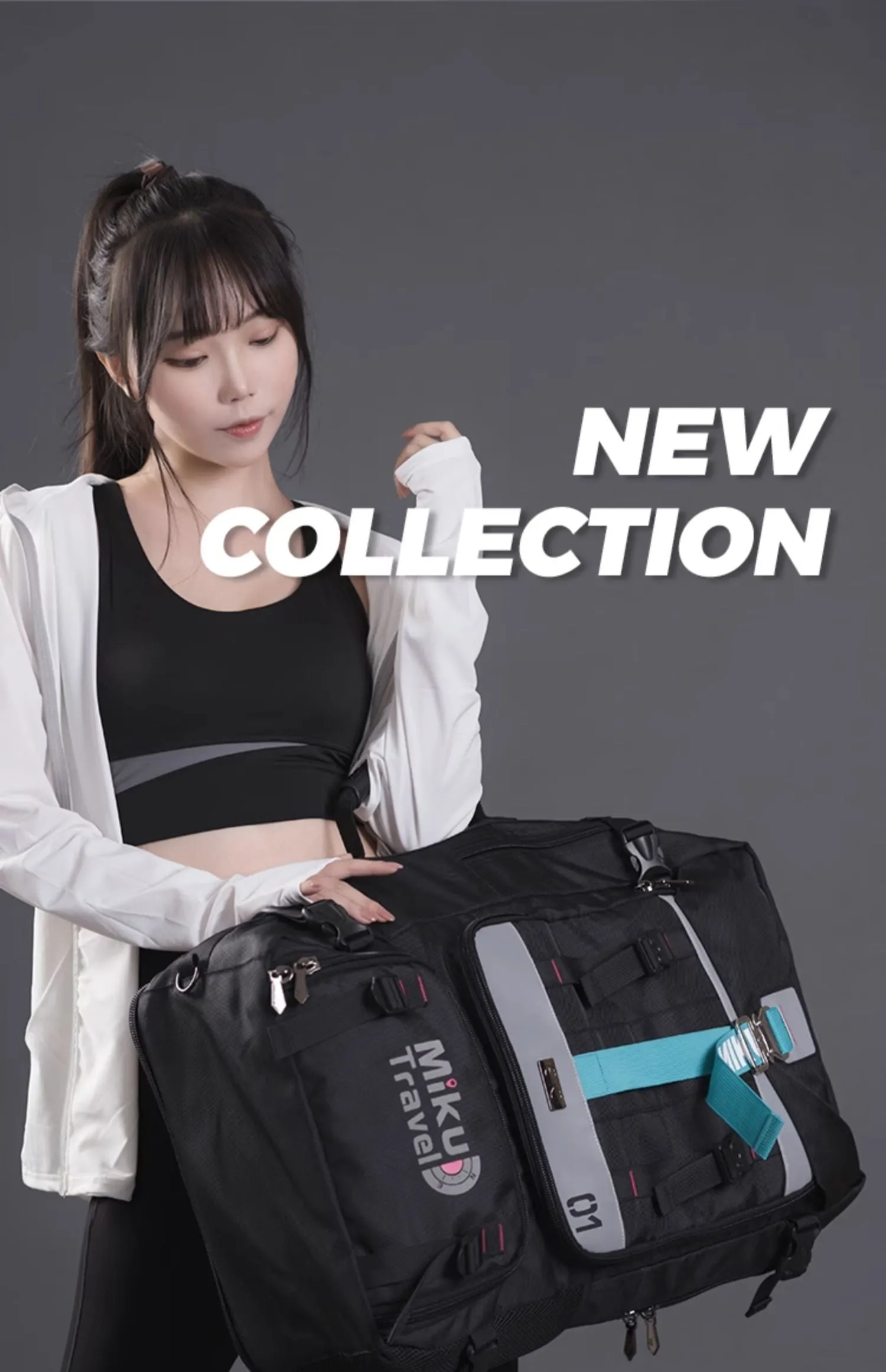 Hatsune Miku - Hatsune Miku Mikutravel Series Outdoor Hiking Backpack Moeyu