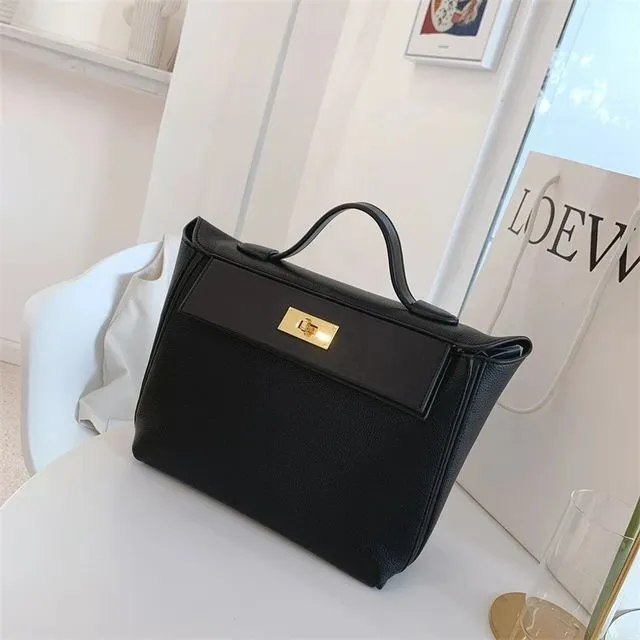 Hermes Kelly Mini Handbag - Premium Quality with Branded Packing (Black)