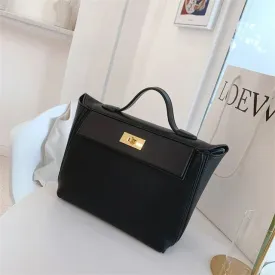 Hermes Kelly Mini Handbag - Premium Quality with Branded Packing (Black)
