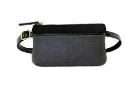 HFS Pocket Bum Bag - Black Piñatex