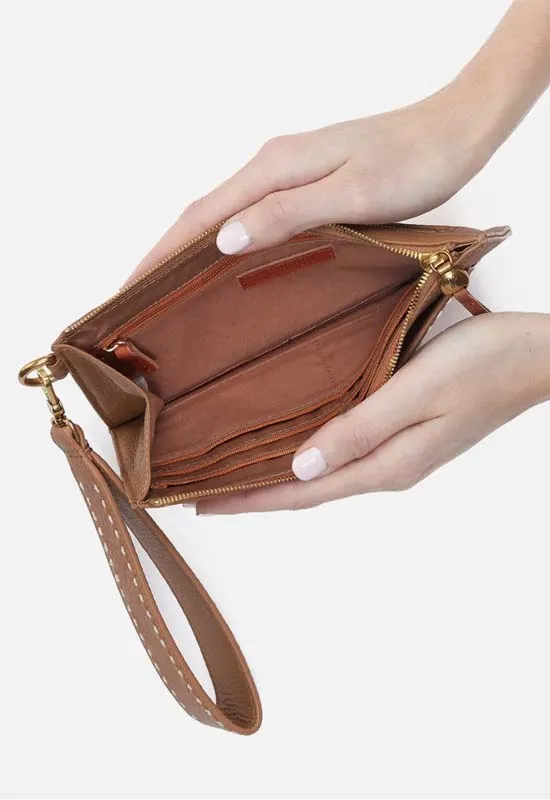 Hobo - Hart Wristlet Warm Honey Leather