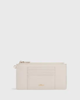 Iduna Slim Card Wallet (Cream)