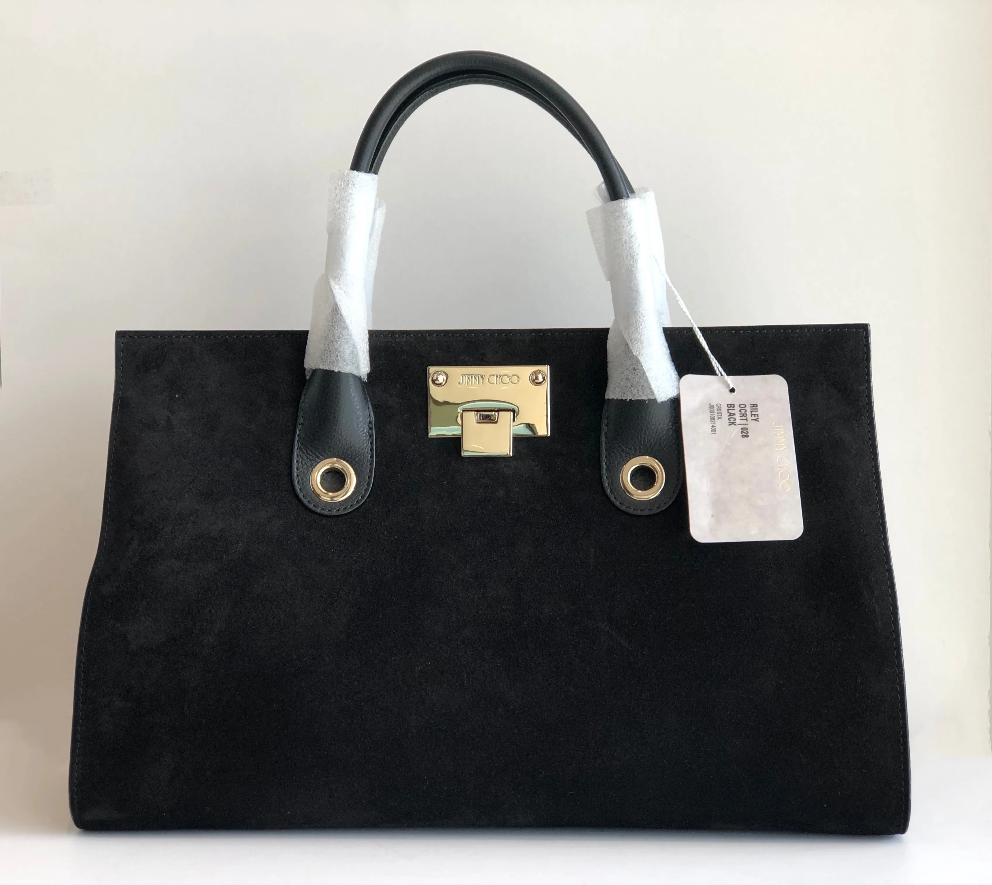 Jimmy Choo Suede Riley Bag