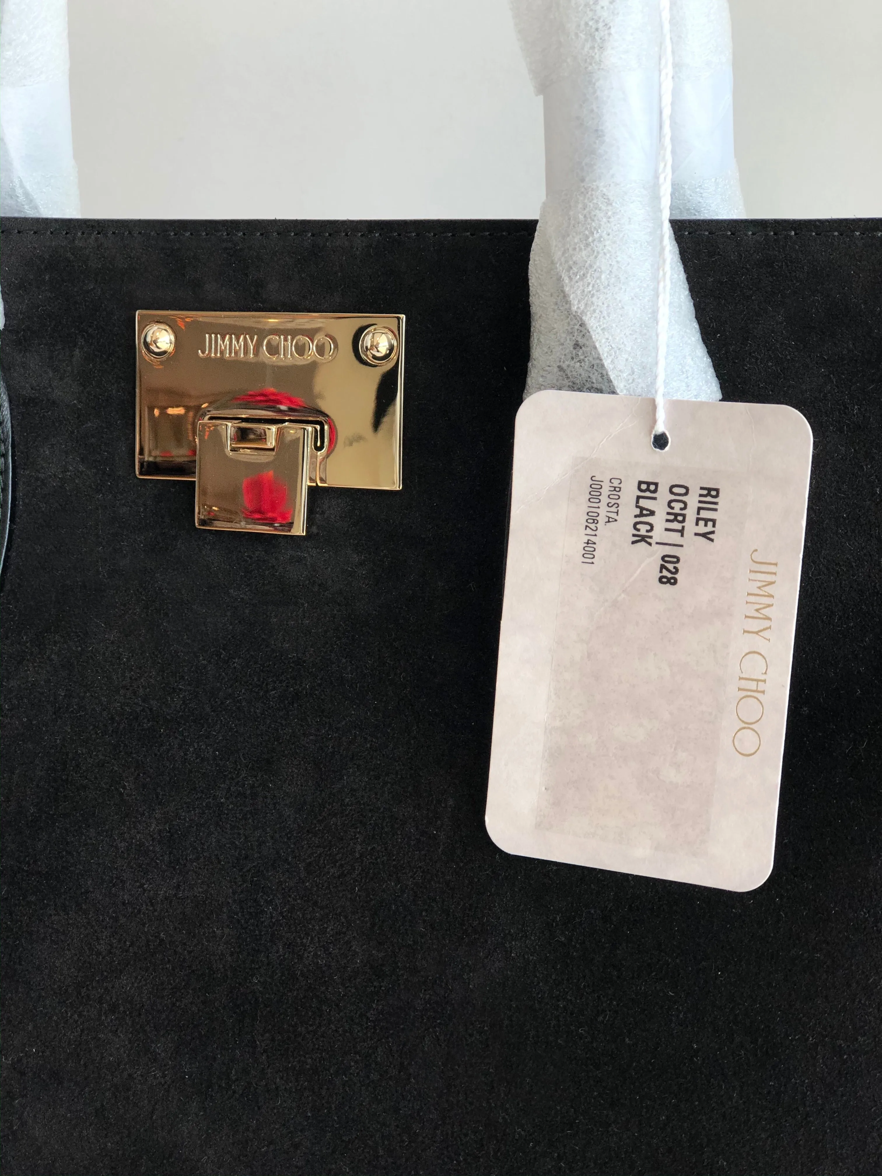 Jimmy Choo Suede Riley Bag